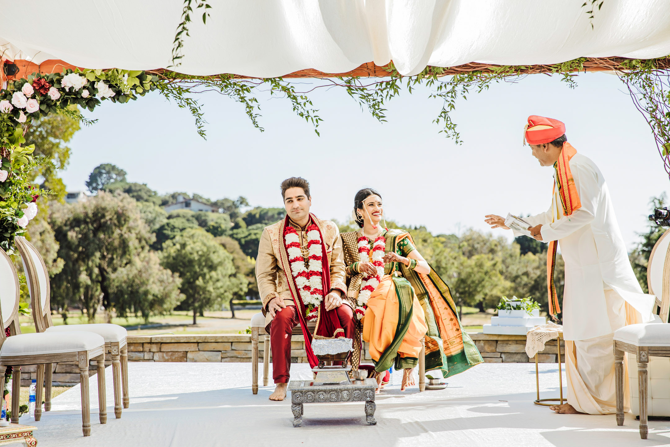 Peacock Gap San Rafael Hindu fusion wedding by James Thomas Long Photography