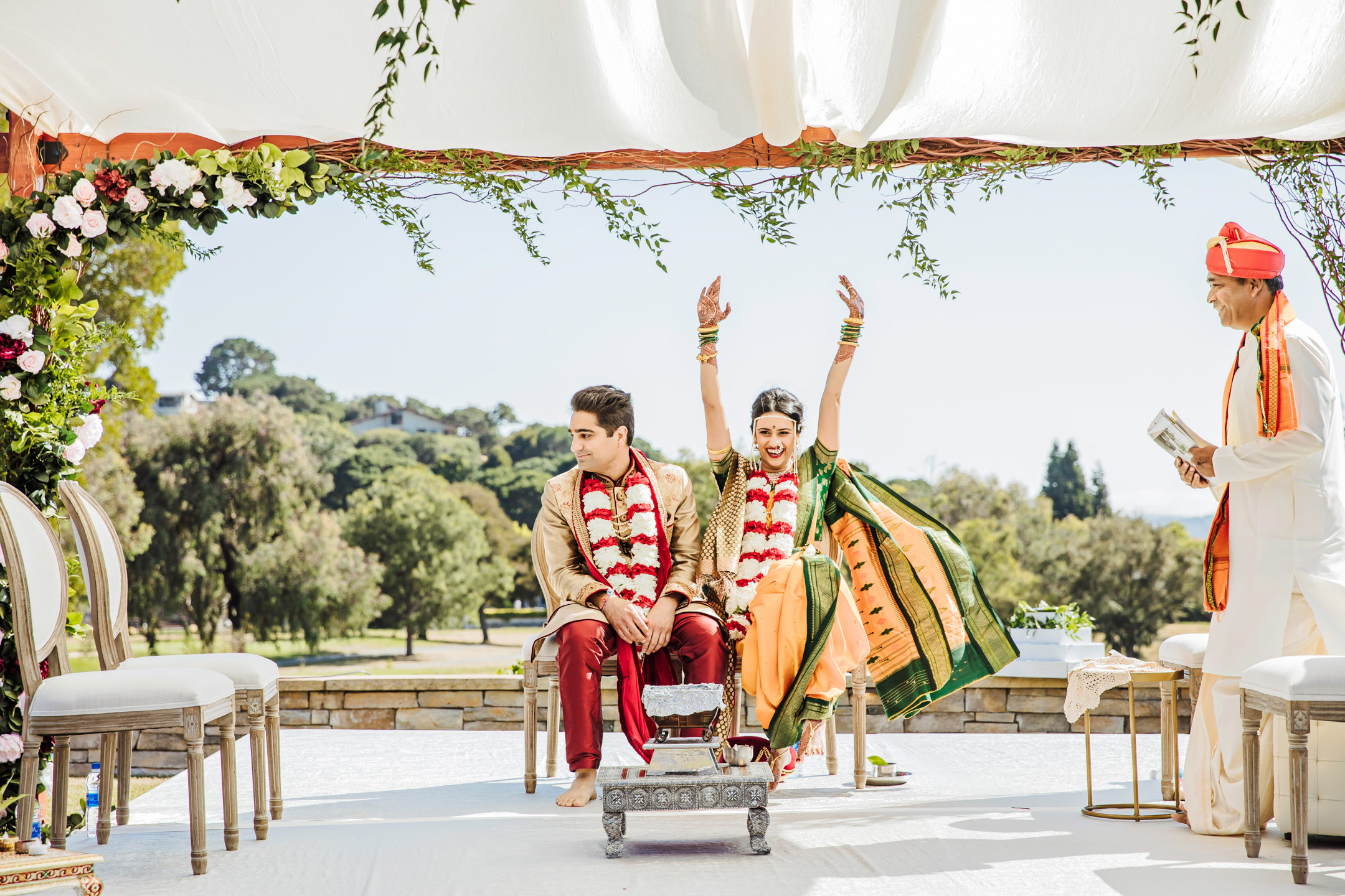 Peacock Gap San Rafael Hindu fusion wedding by James Thomas Long Photography