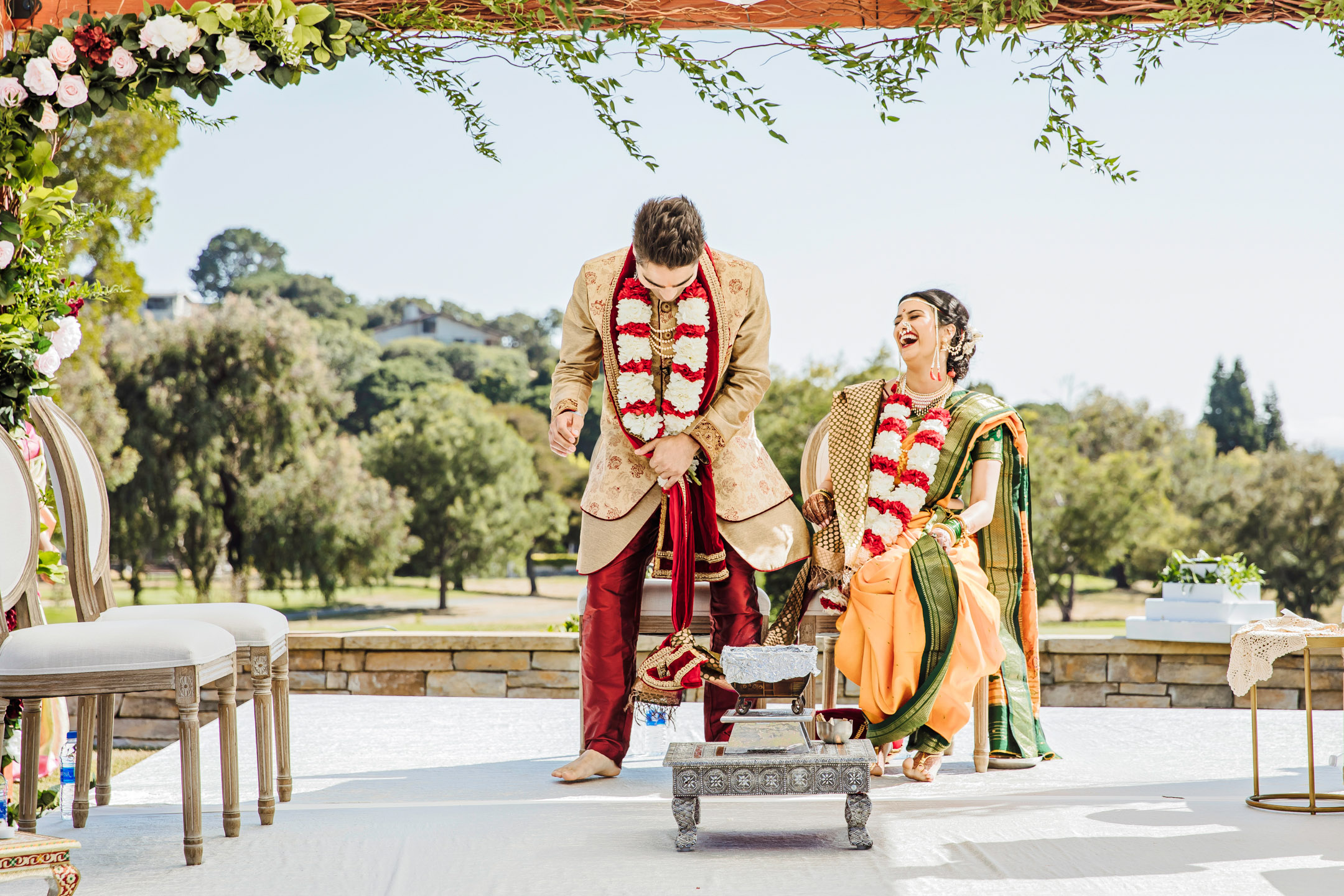 Peacock Gap San Rafael Hindu fusion wedding by James Thomas Long Photography