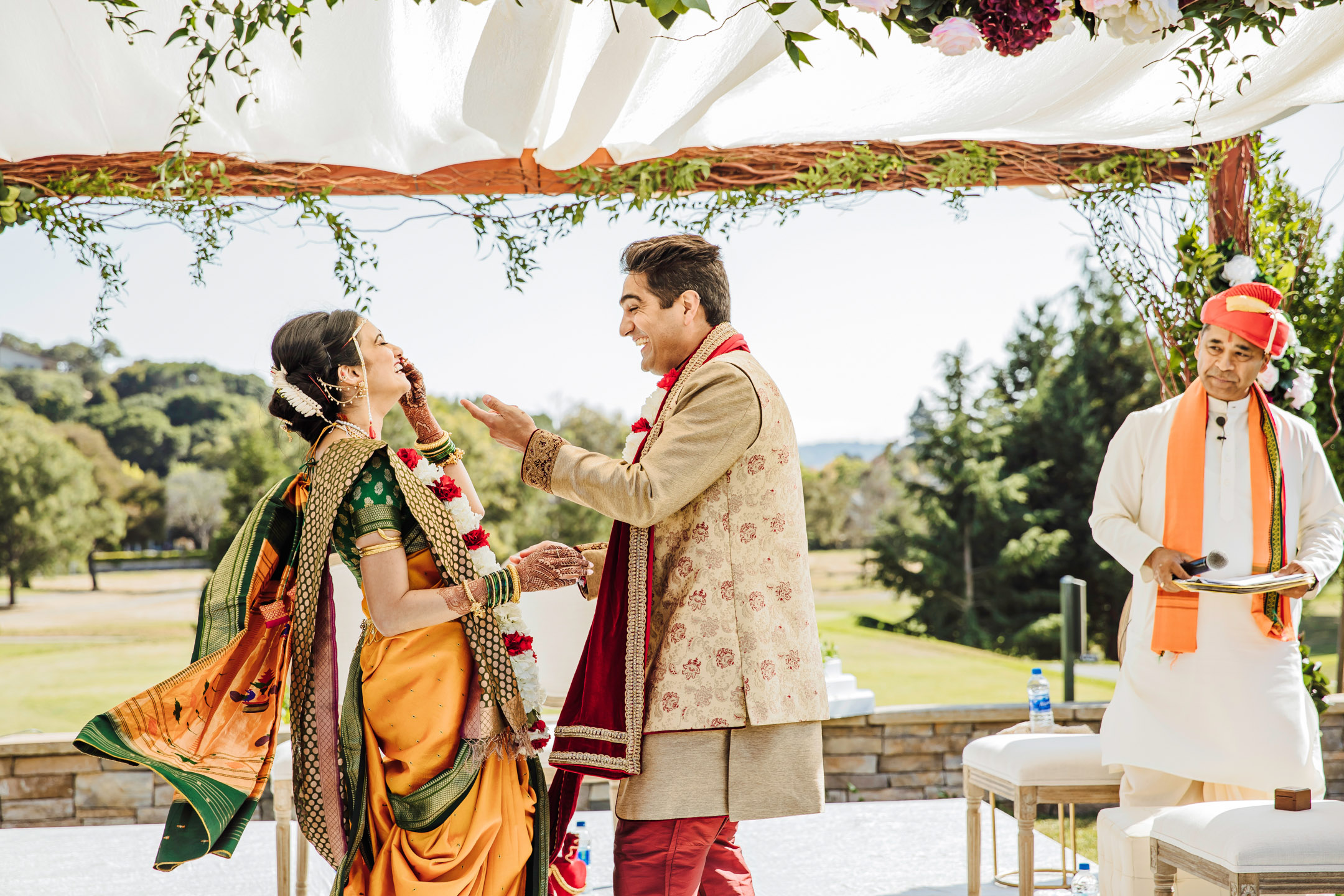 Peacock Gap San Rafael Hindu fusion wedding by James Thomas Long Photography