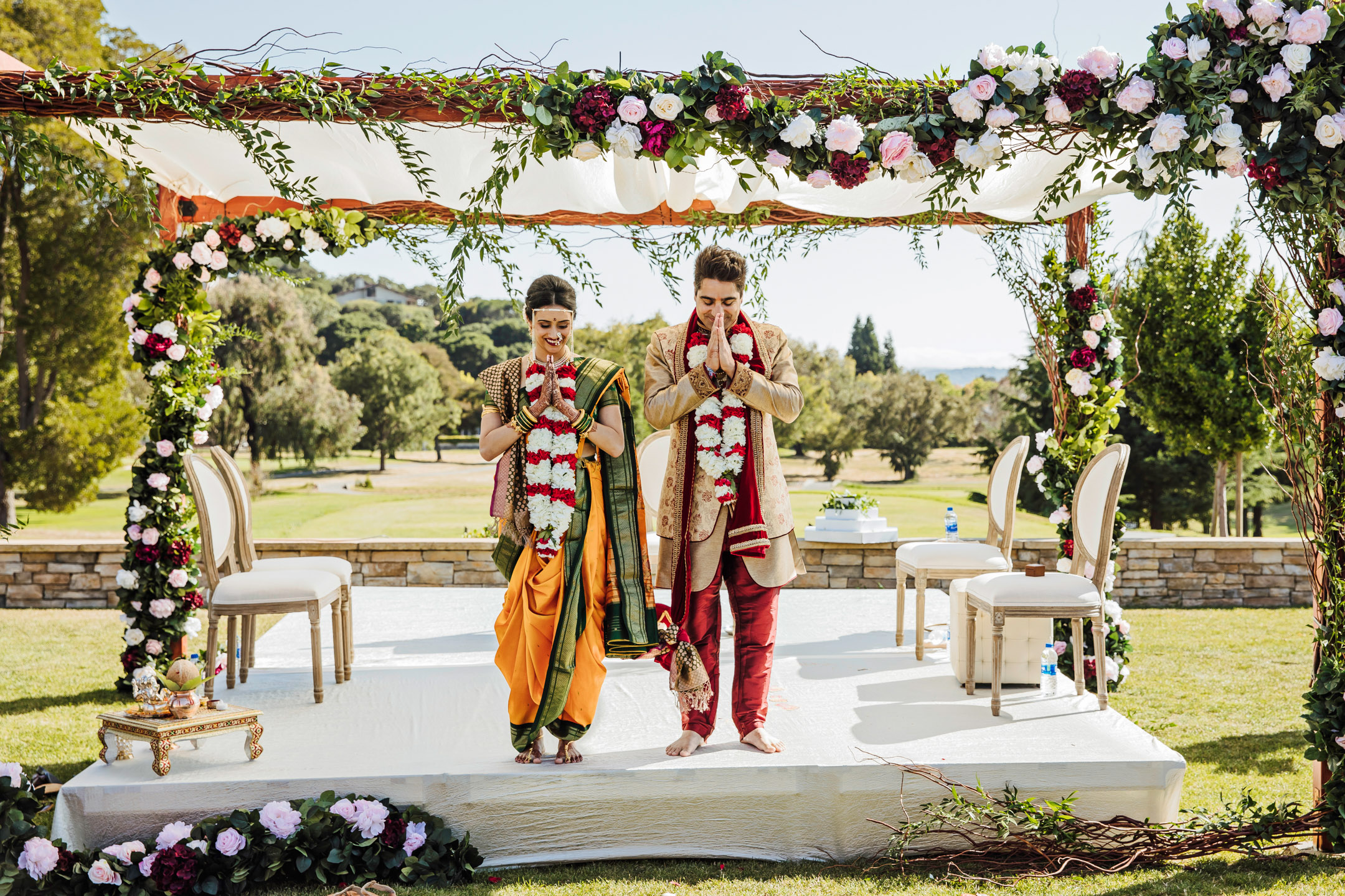 Peacock Gap San Rafael Hindu fusion wedding by James Thomas Long Photography