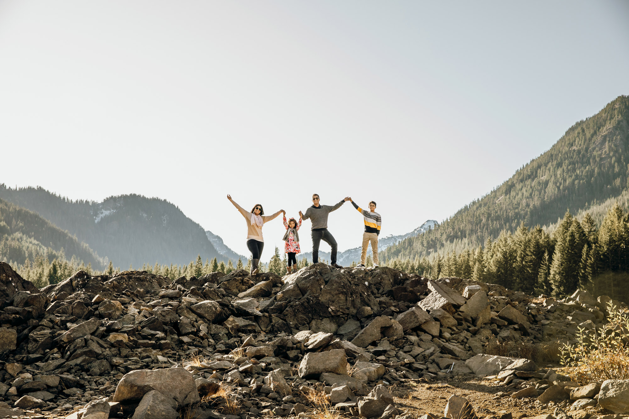 Snoqualmie Pass Family Photography Session at Lake Keechelus by James Thomas Long Photography