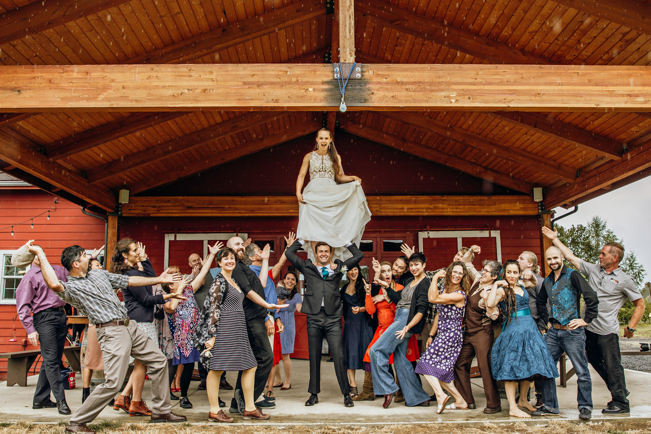 Red Barn Studios Chehalis WA wedding by James Thomas Long Photography