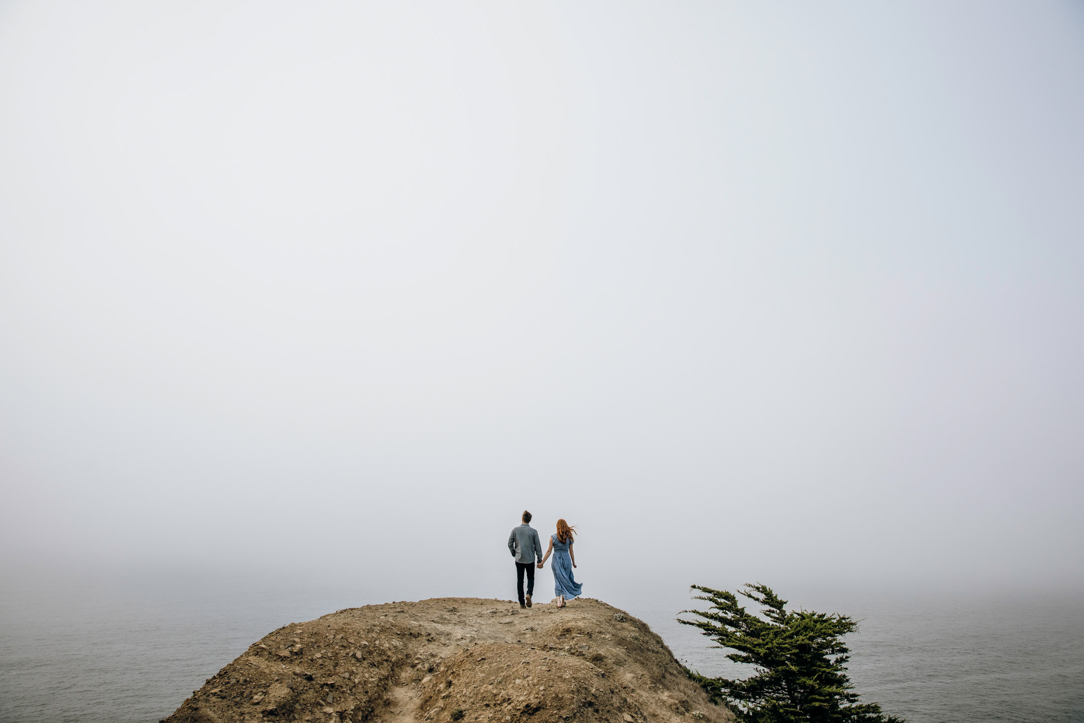 San Francisco Land's End engagement photos by Seattle wedding photographer James Thomas Long Photography