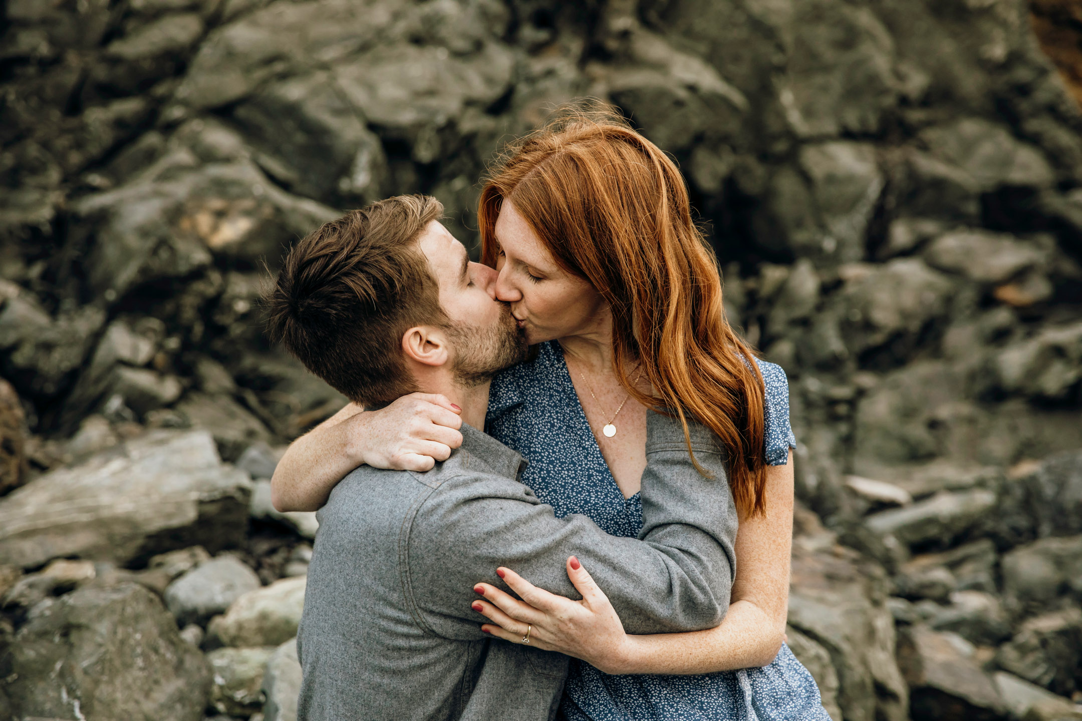 San Francisco Land's End engagement photos by Seattle wedding photographer James Thomas Long Photography