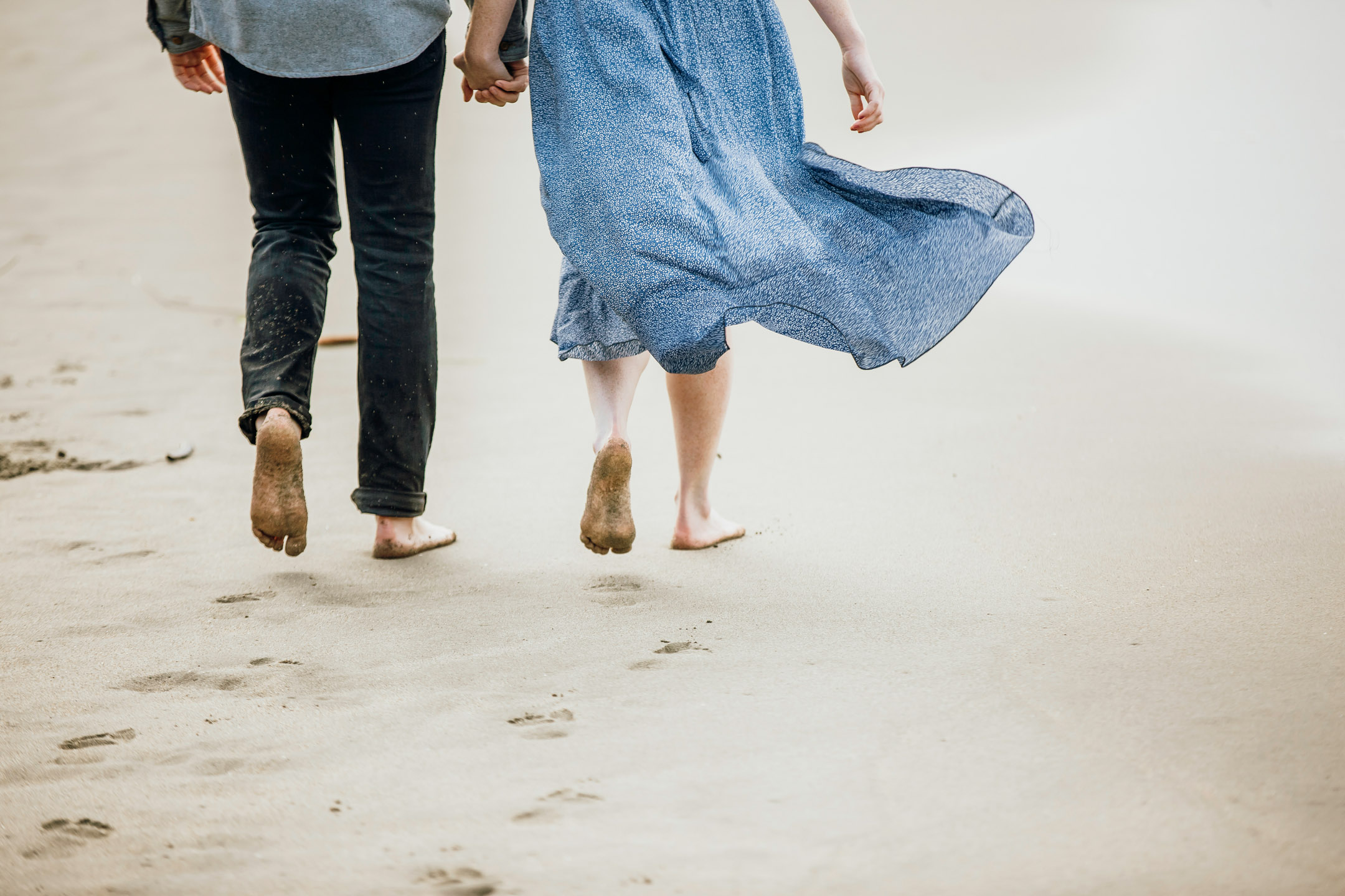 San Francisco Land's End engagement photos by Seattle wedding photographer James Thomas Long Photography