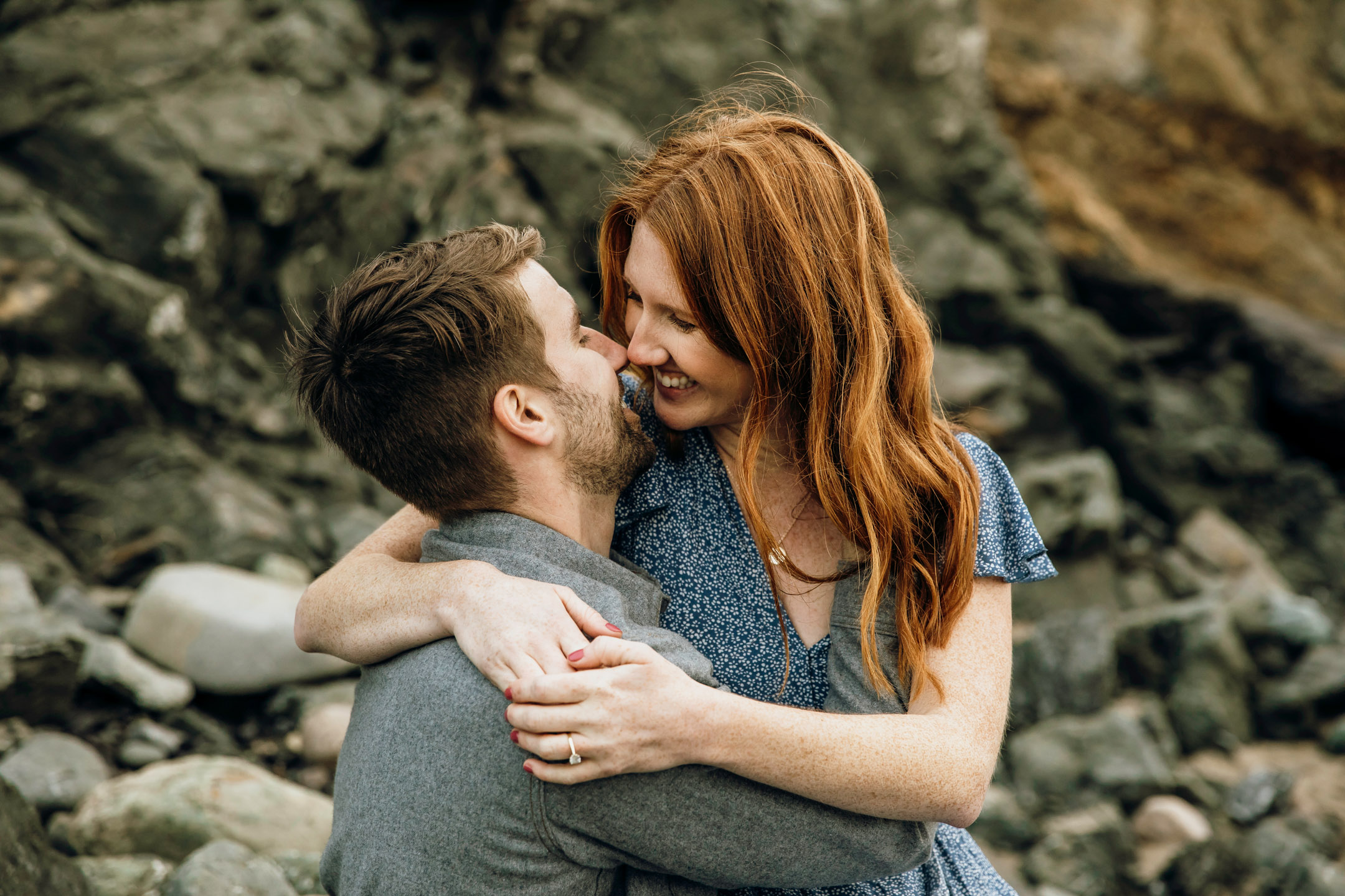 San Francisco Land's End engagement photos by Seattle wedding photographer James Thomas Long Photography