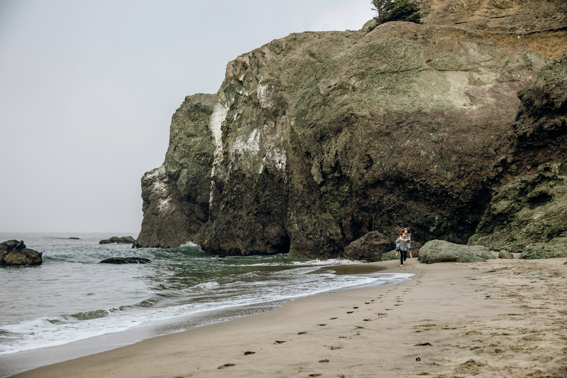 San Francisco Land's End engagement photos by Seattle wedding photographer James Thomas Long Photography