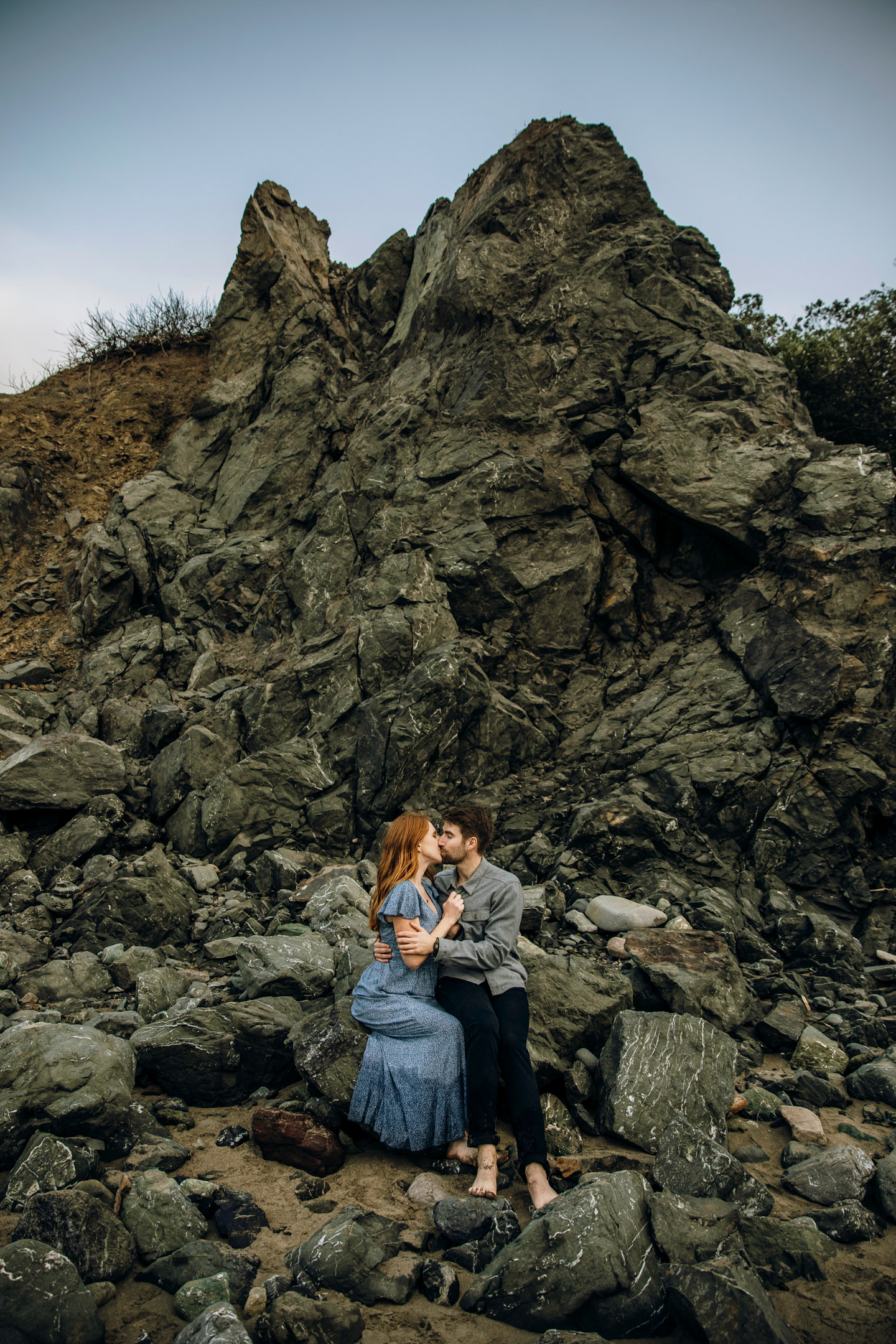 San Francisco Land's End engagement photos by Seattle wedding photographer James Thomas Long Photography