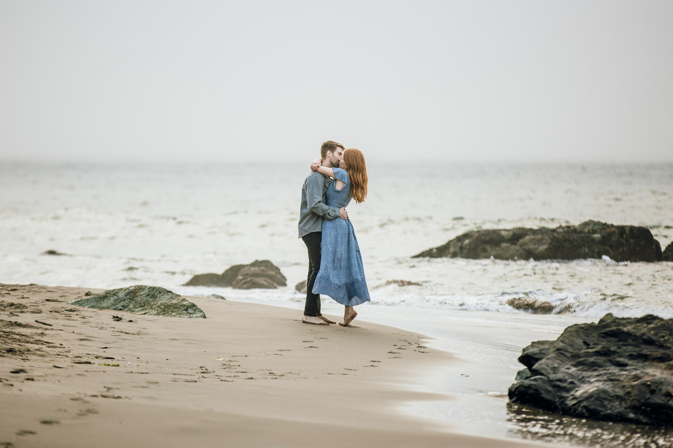 San Francisco Land's End engagement photos by Seattle wedding photographer James Thomas Long Photography