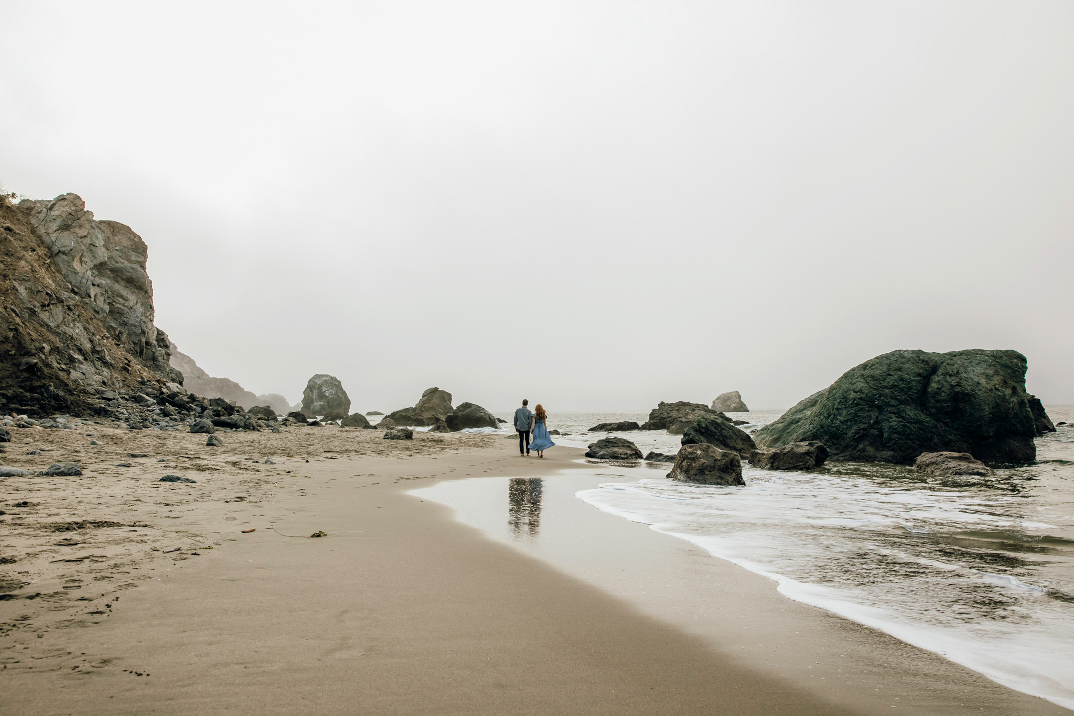 San Francisco Land's End engagement photos by Seattle wedding photographer James Thomas Long Photography