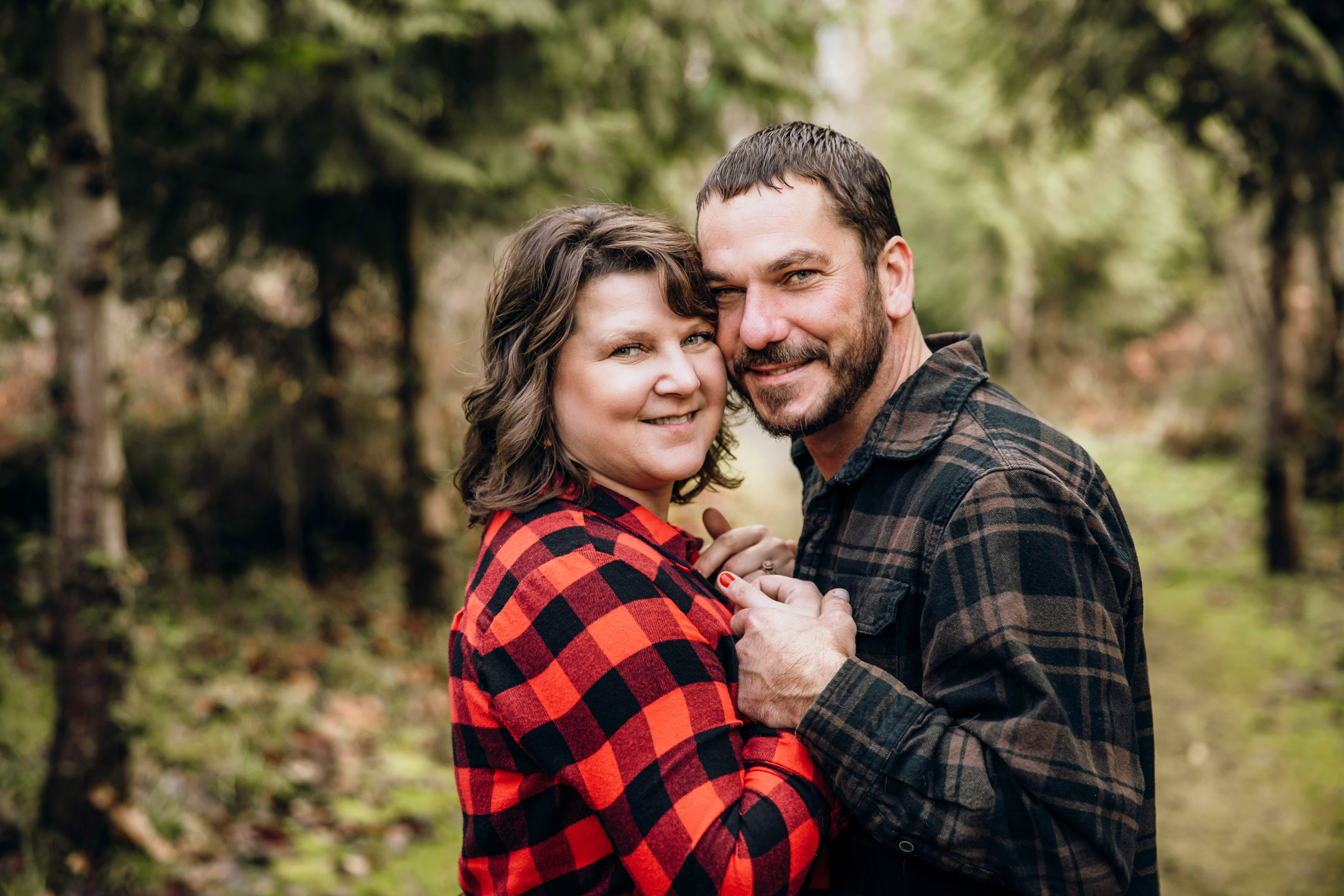 Flaming Geyser State Park engagement session by Seattle adventure wedding photographer James Thomas Long Photography