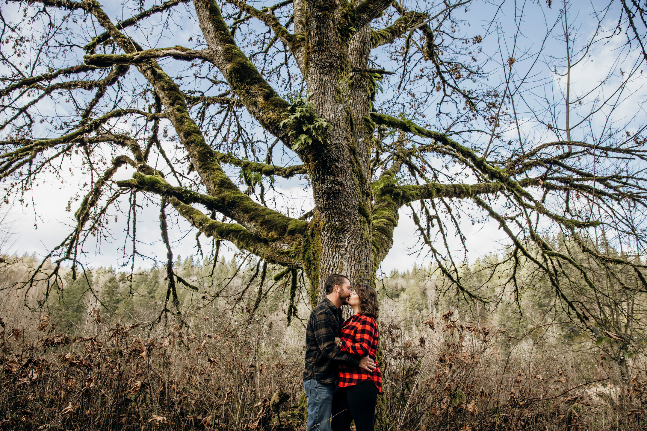 Flaming Geyser State Park engagement session by Seattle adventure wedding photographer James Thomas Long Photography