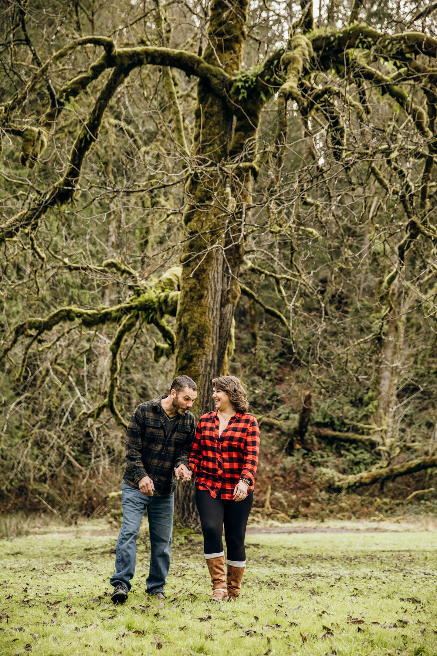 Flaming Geyser State Park engagement session by Seattle adventure wedding photographer James Thomas Long Photography