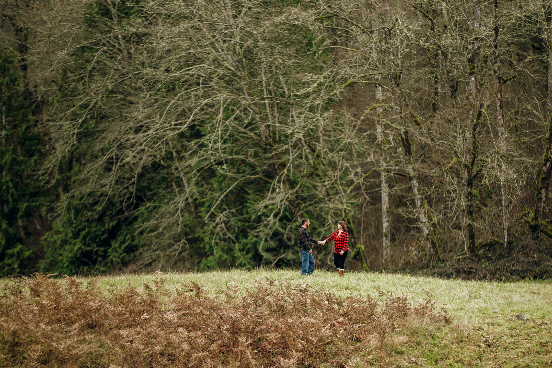 Flaming Geyser State Park engagement session by Seattle adventure wedding photographer James Thomas Long Photography