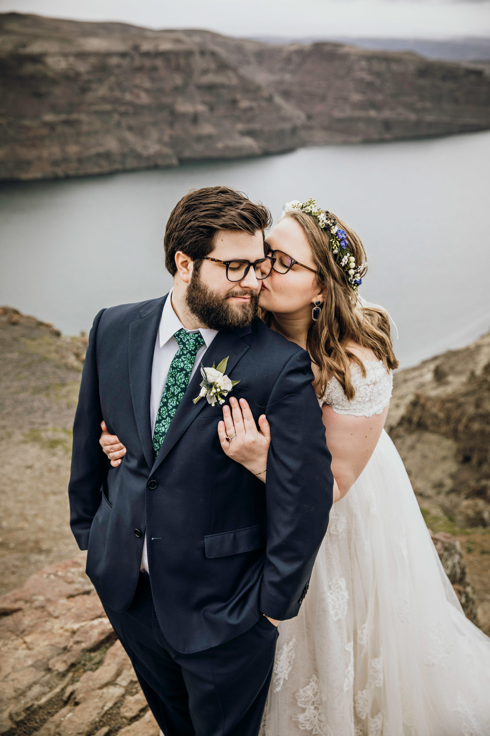 Columbia River Gorge Central Washington trash the dress session by Seattle wedding photographer James Thomas Long Photography