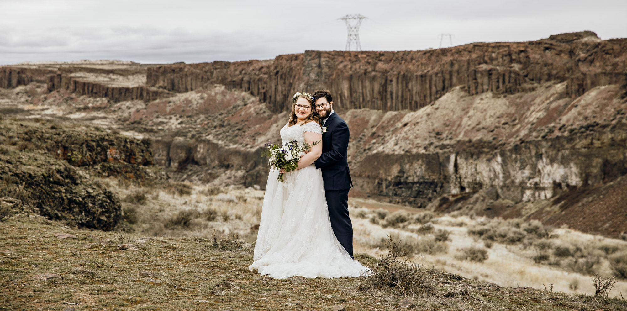 Columbia River Gorge Central Washington trash the dress session by Seattle wedding photographer James Thomas Long Photography