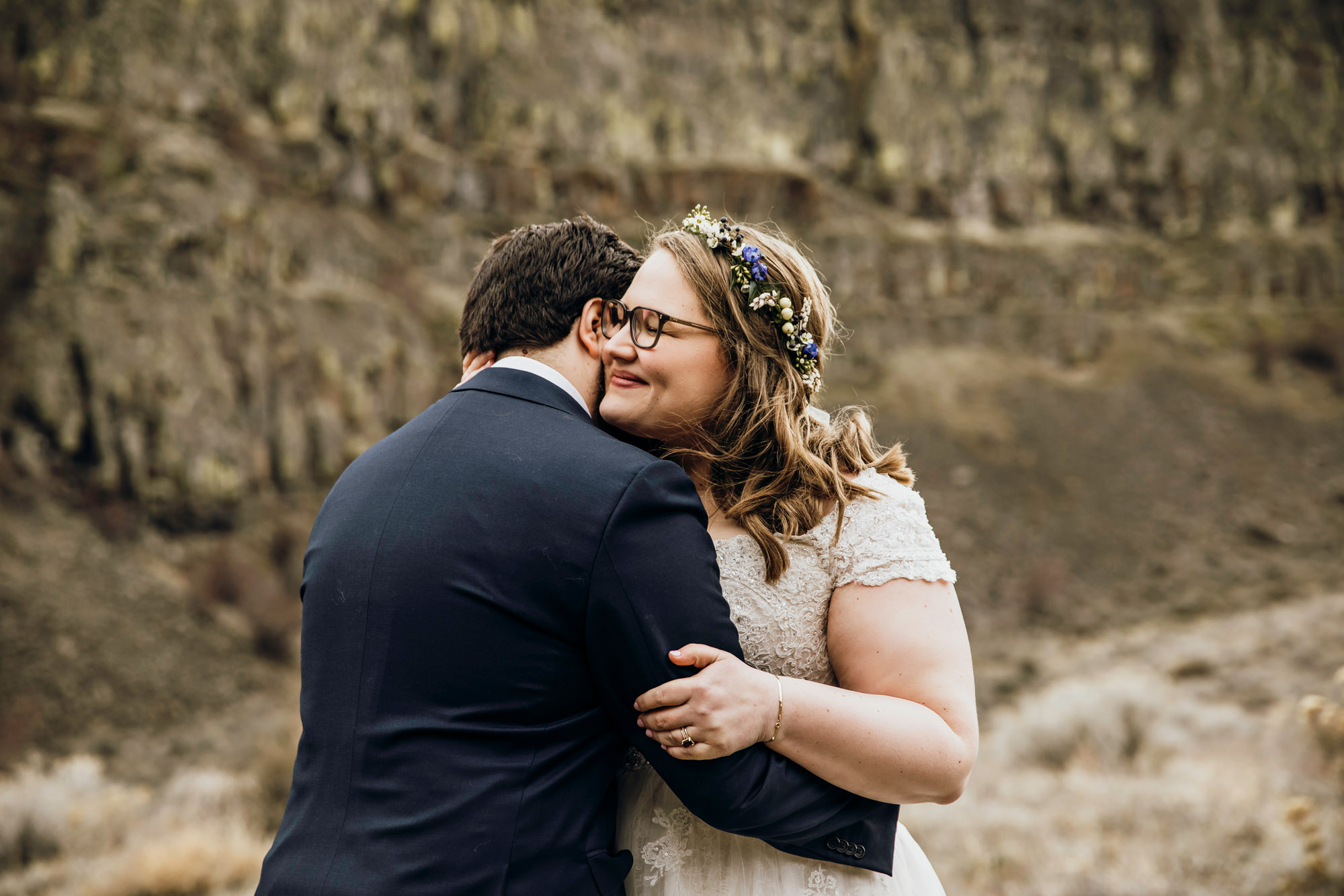 Columbia River Gorge Central Washington trash the dress session by Seattle wedding photographer James Thomas Long Photography