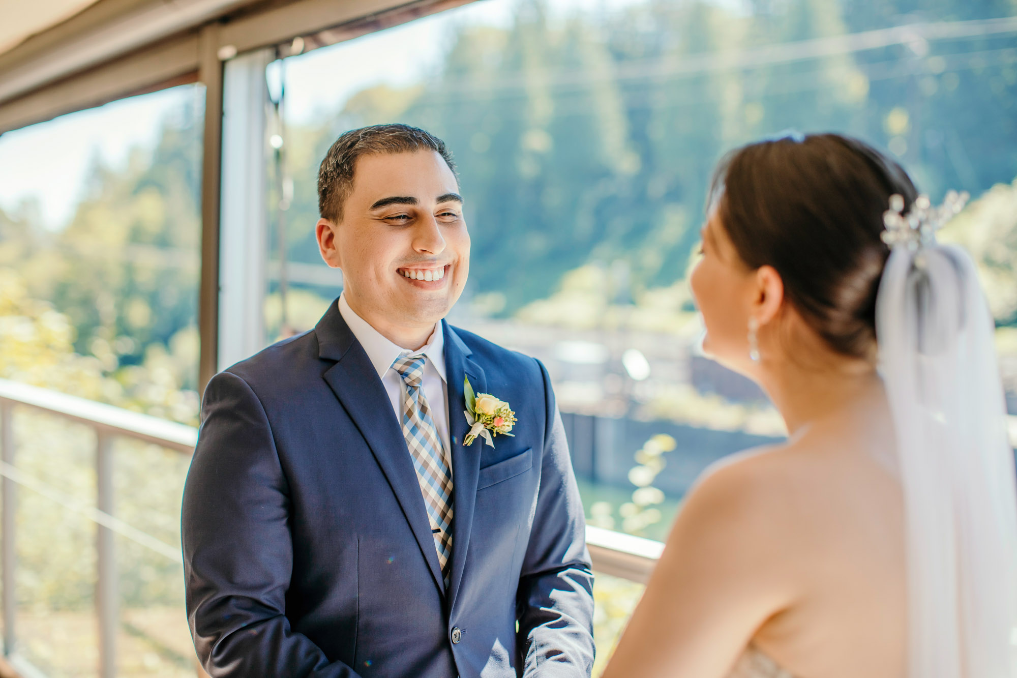 Snoqualmie Falls elopement by Seattle Wedding Photographer James Thomas Long Photography