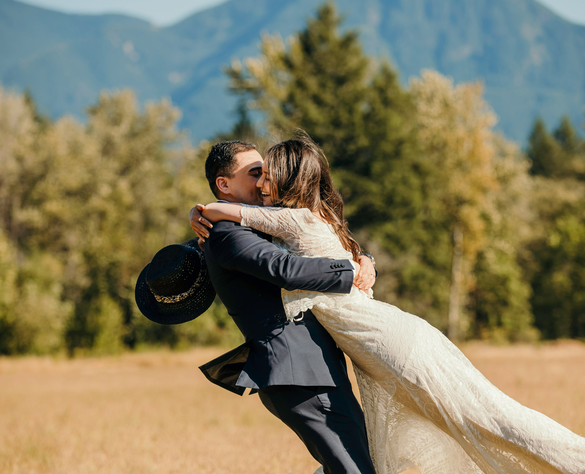 Snoqualmie Falls elopement by Seattle Wedding Photographer James Thomas Long Photography