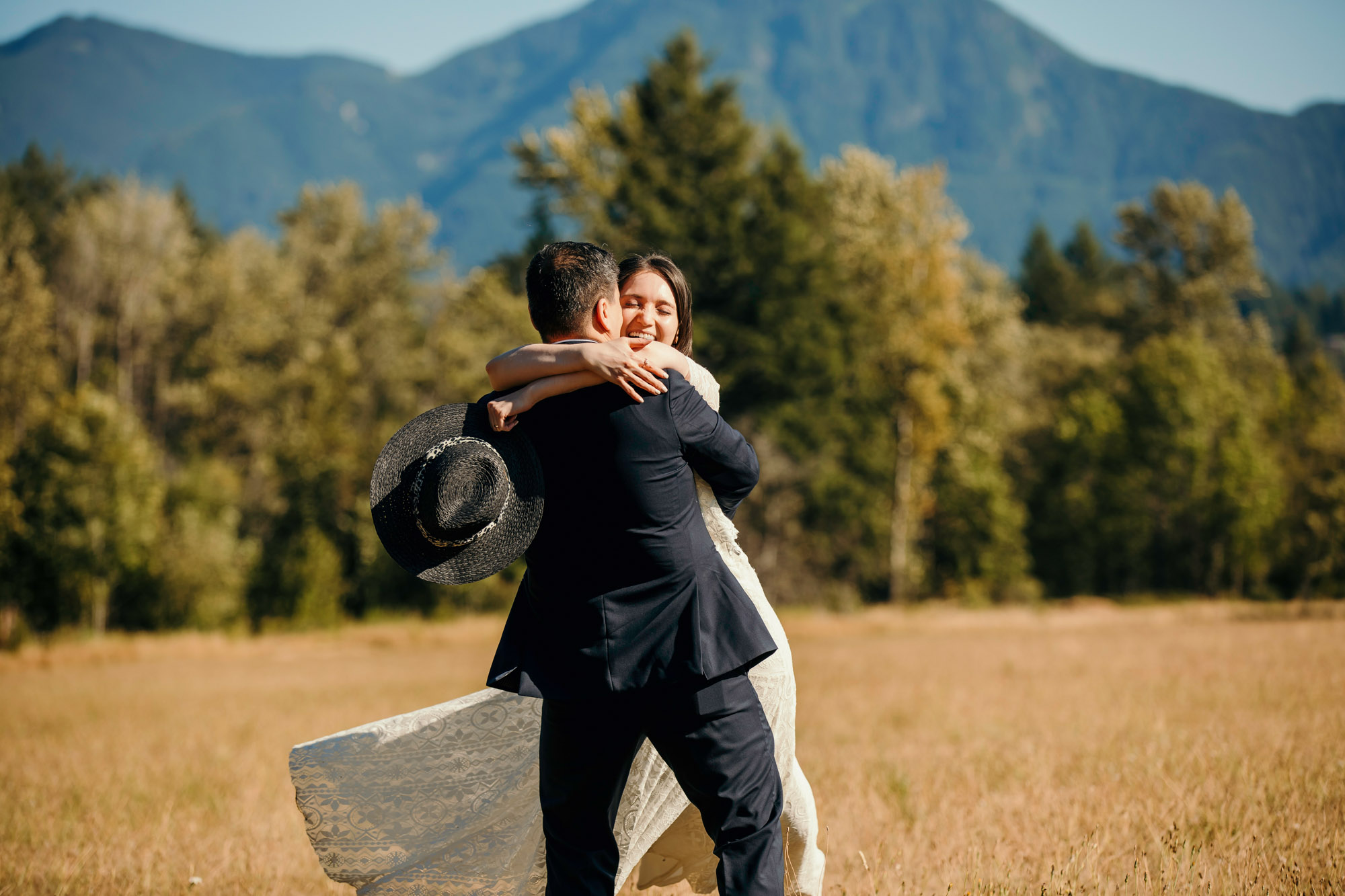 Snoqualmie Falls elopement by Seattle Wedding Photographer James Thomas Long Photography