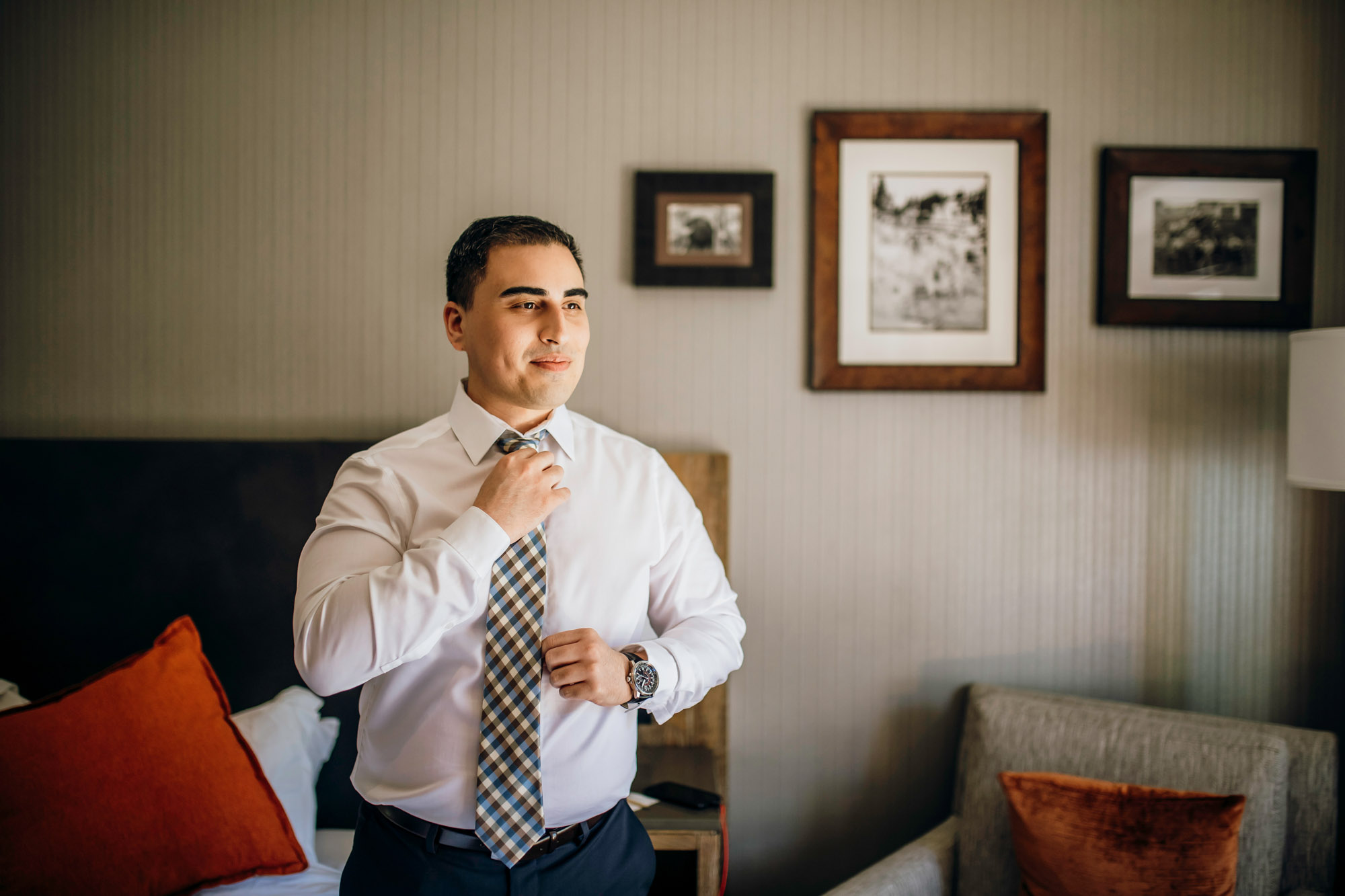 Snoqualmie Falls elopement by Seattle Wedding Photographer James Thomas Long Photography