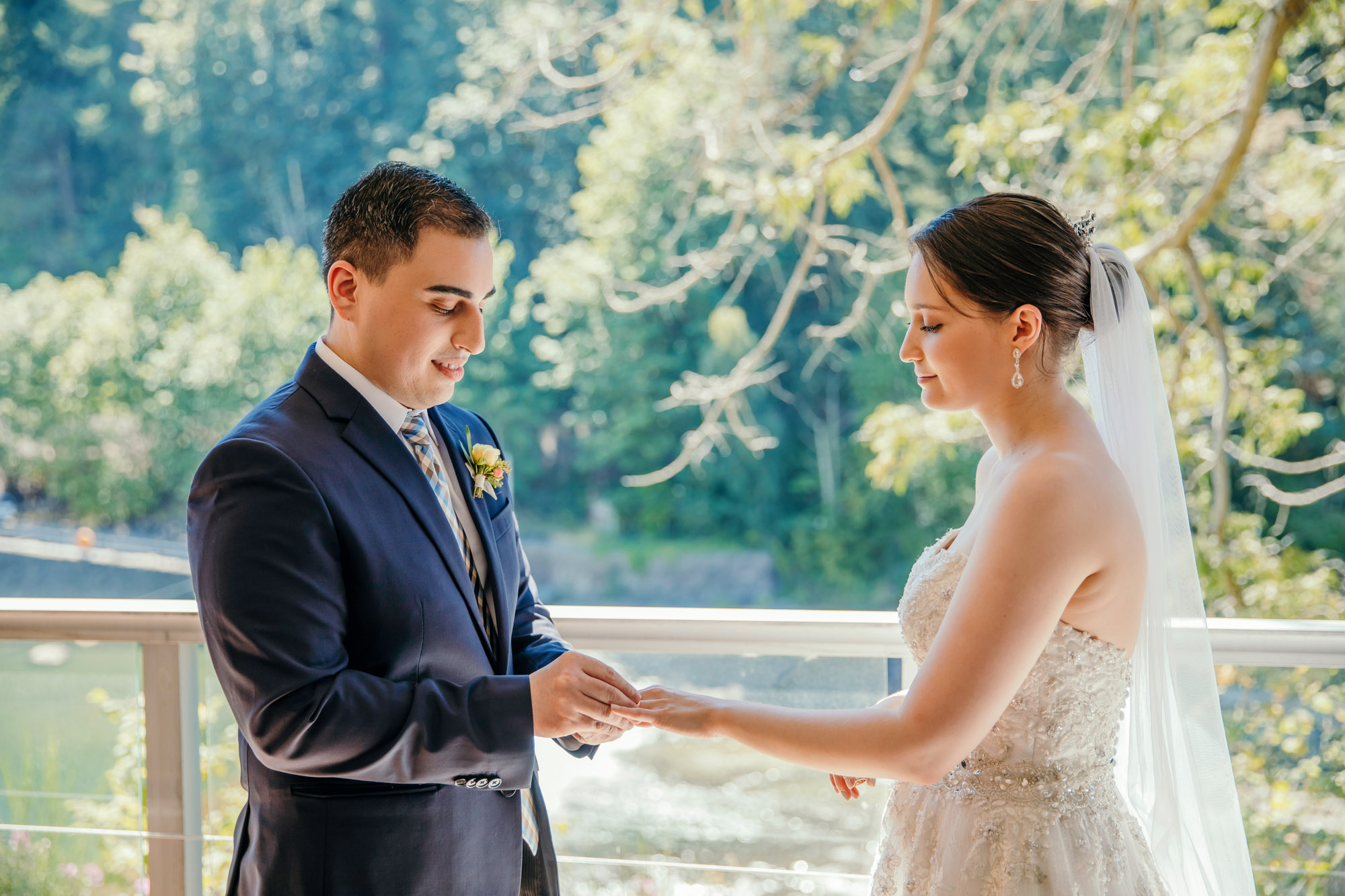 Snoqualmie Falls elopement by Seattle Wedding Photographer James Thomas Long Photography