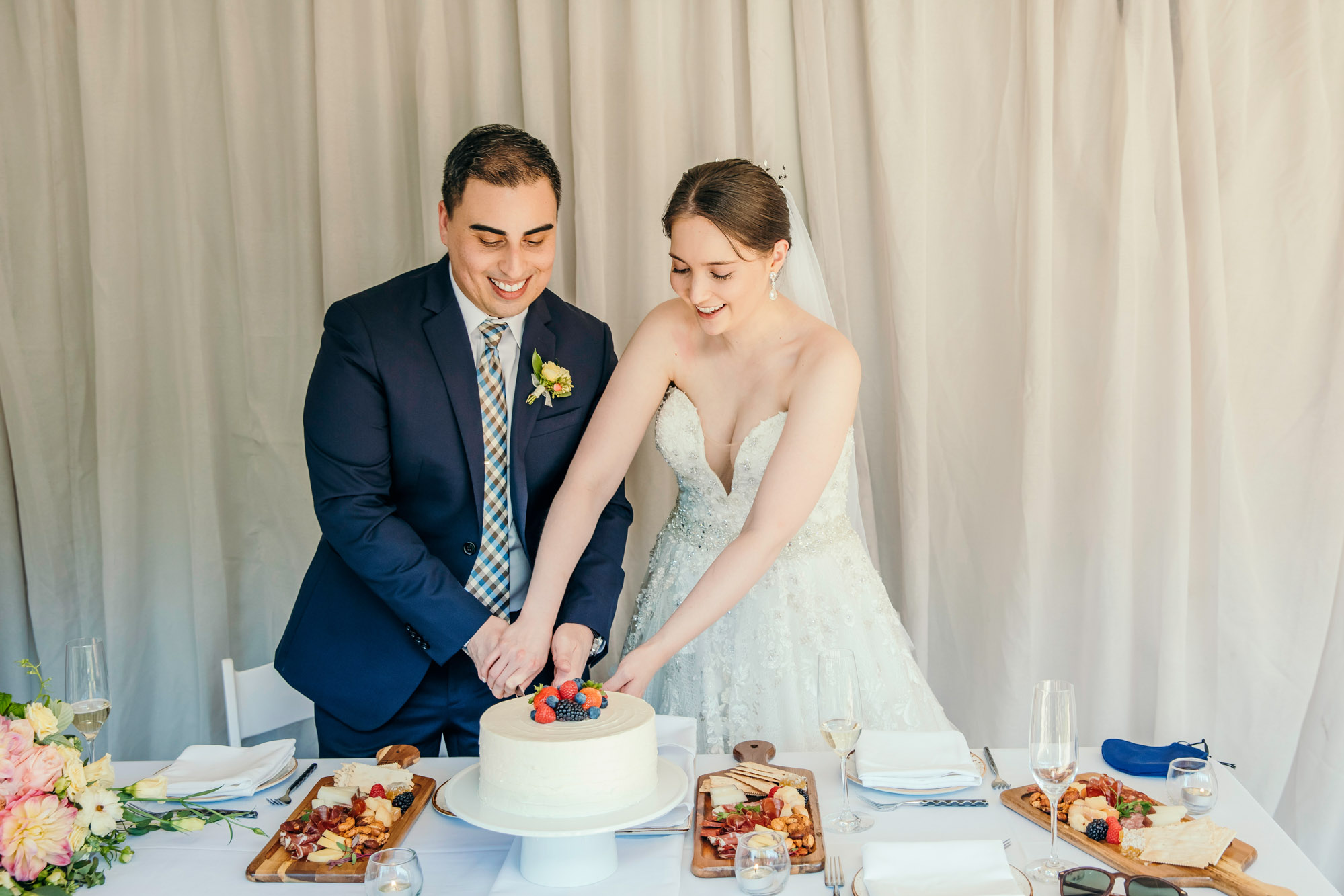 Snoqualmie Falls elopement by Seattle Wedding Photographer James Thomas Long Photography