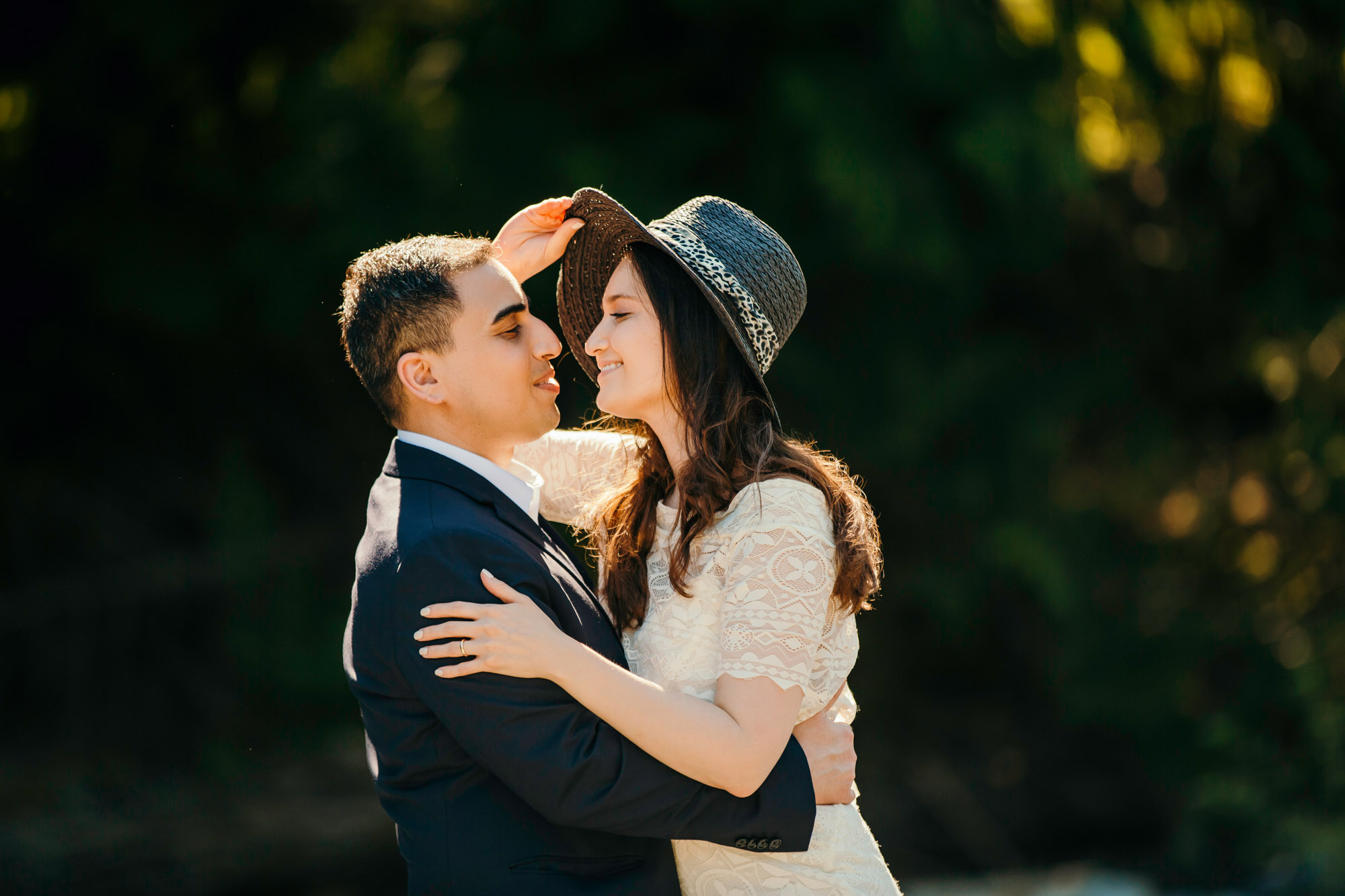 Snoqualmie Falls elopement by Seattle Wedding Photographer James Thomas Long Photography