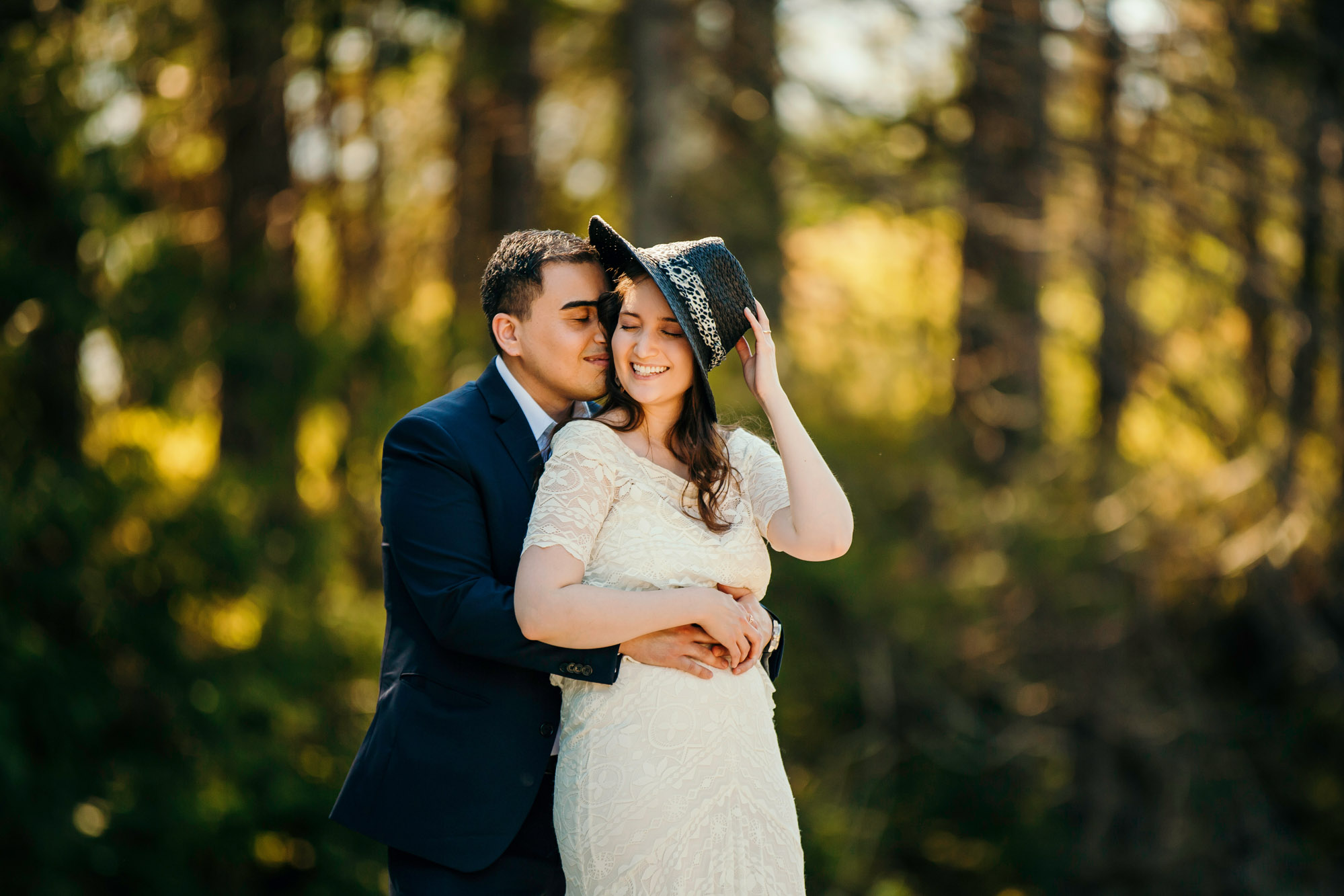 Snoqualmie Falls elopement by Seattle Wedding Photographer James Thomas Long Photography