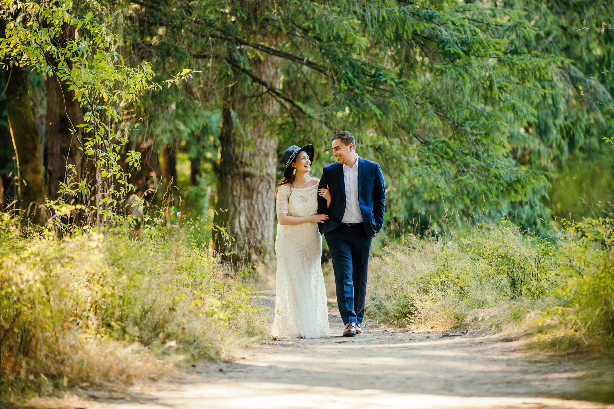 Snoqualmie Falls elopement by Seattle Wedding Photographer James Thomas Long Photography