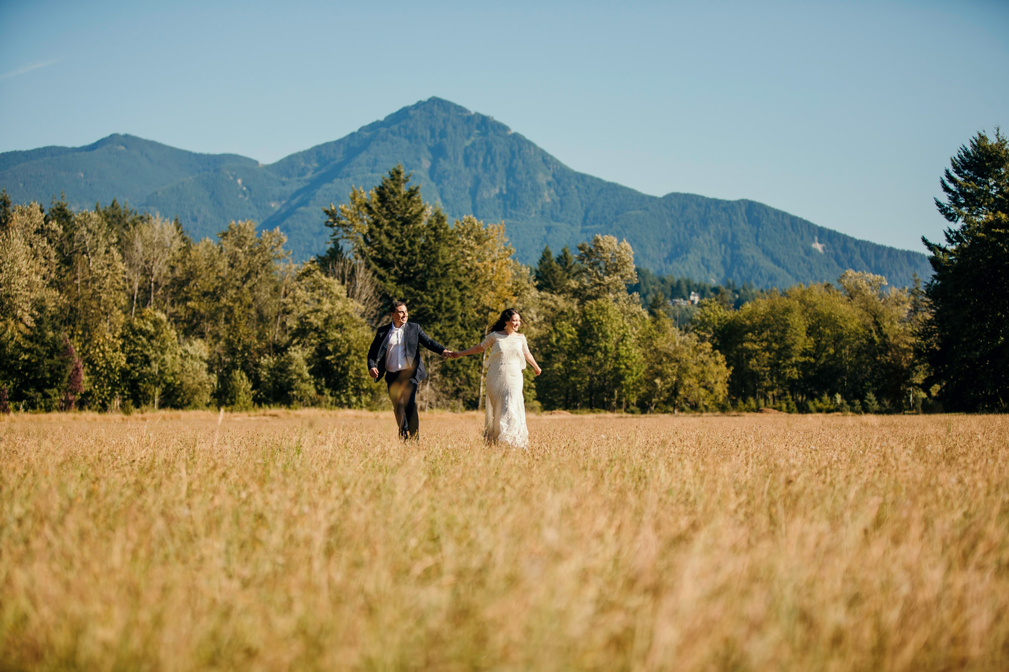 Snoqualmie Falls elopement by Seattle Wedding Photographer James Thomas Long Photography