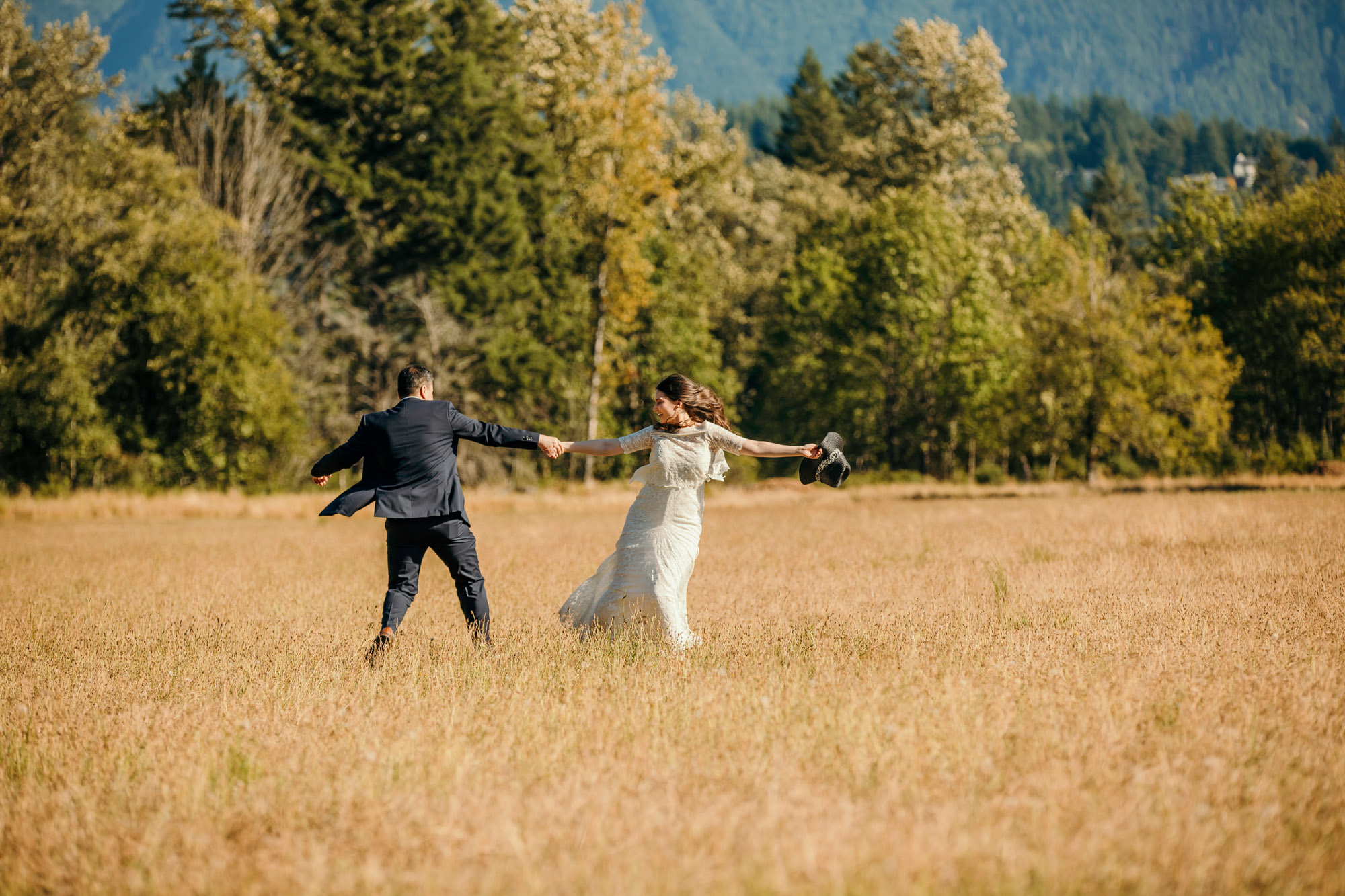 Snoqualmie Falls elopement by Seattle Wedding Photographer James Thomas Long Photography