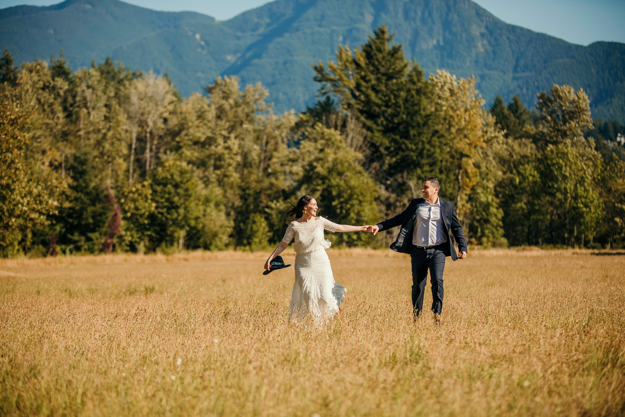 Snoqualmie Falls elopement by Seattle Wedding Photographer James Thomas Long Photography