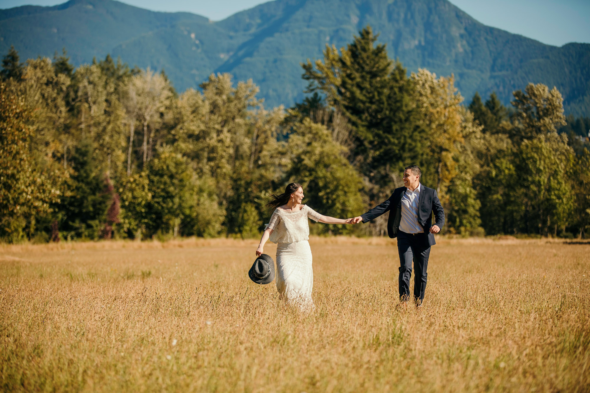 Snoqualmie Falls elopement by Seattle Wedding Photographer James Thomas Long Photography