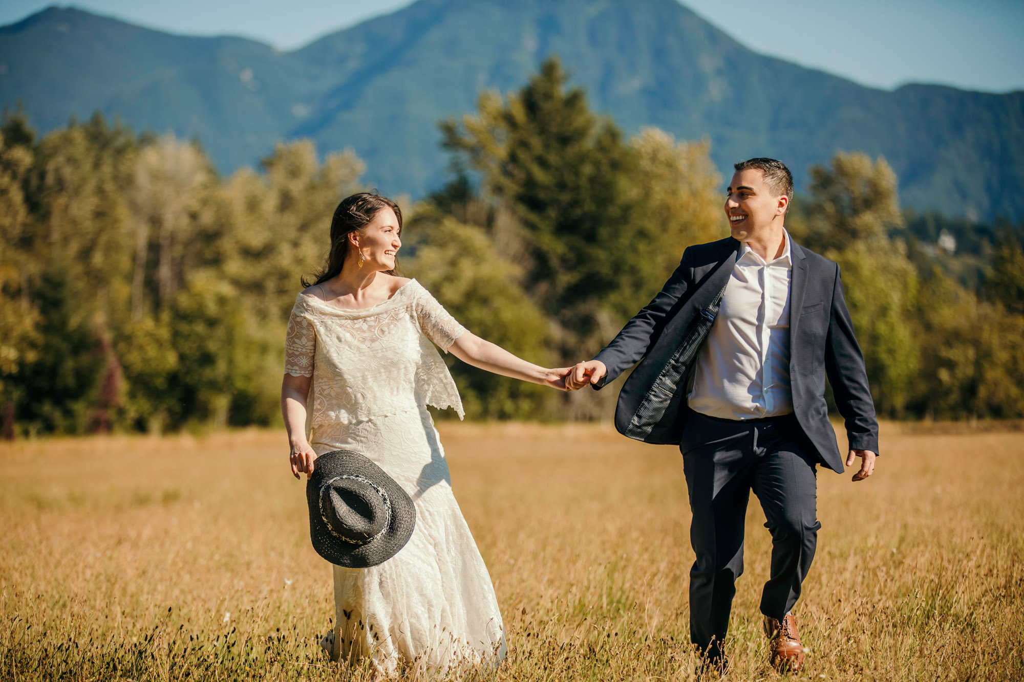 Snoqualmie Falls elopement by Seattle Wedding Photographer James Thomas Long Photography