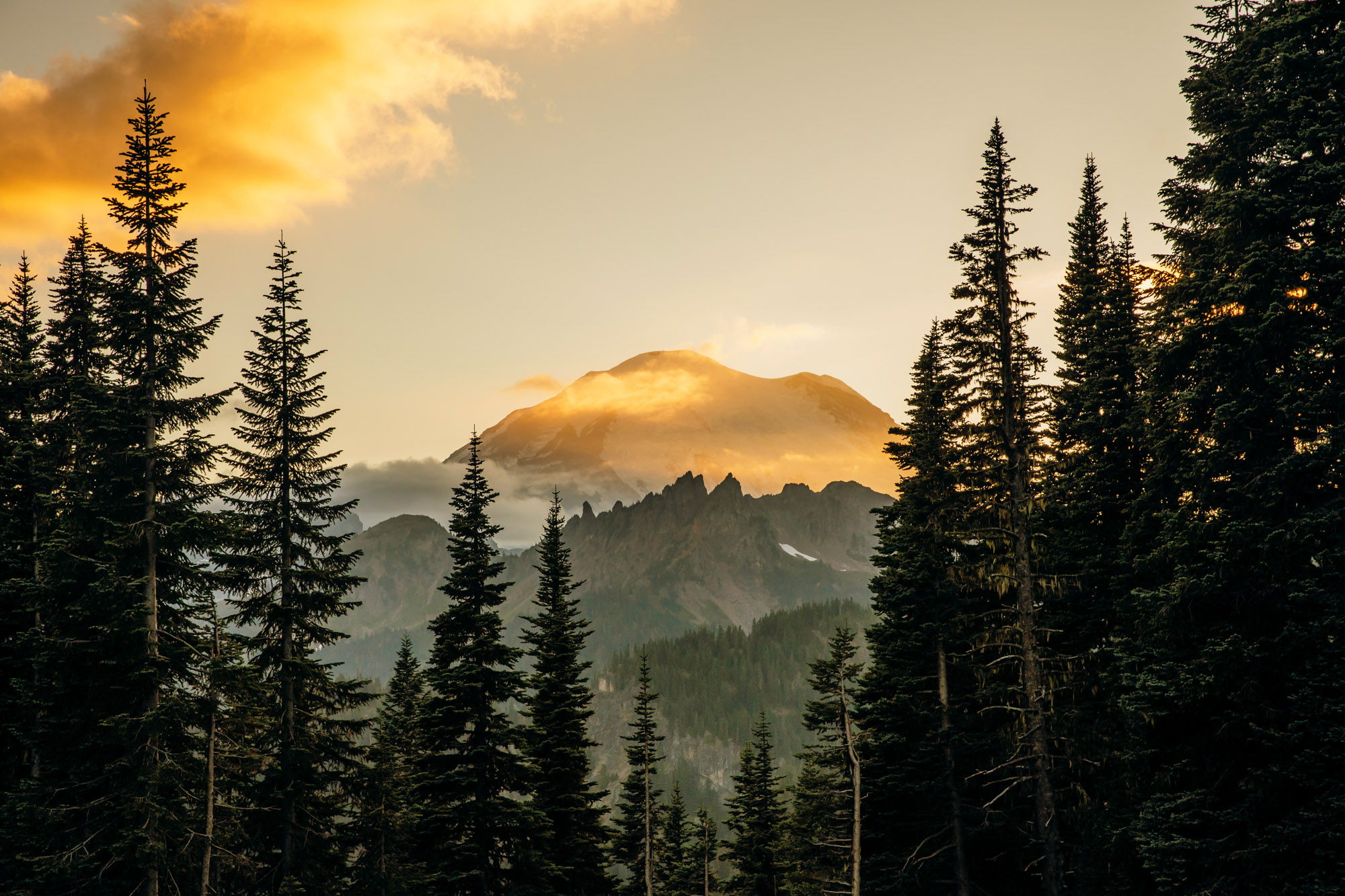 Mount Rainier maternity session by Snoqualmie maternity photographer James Thomas Long Photography