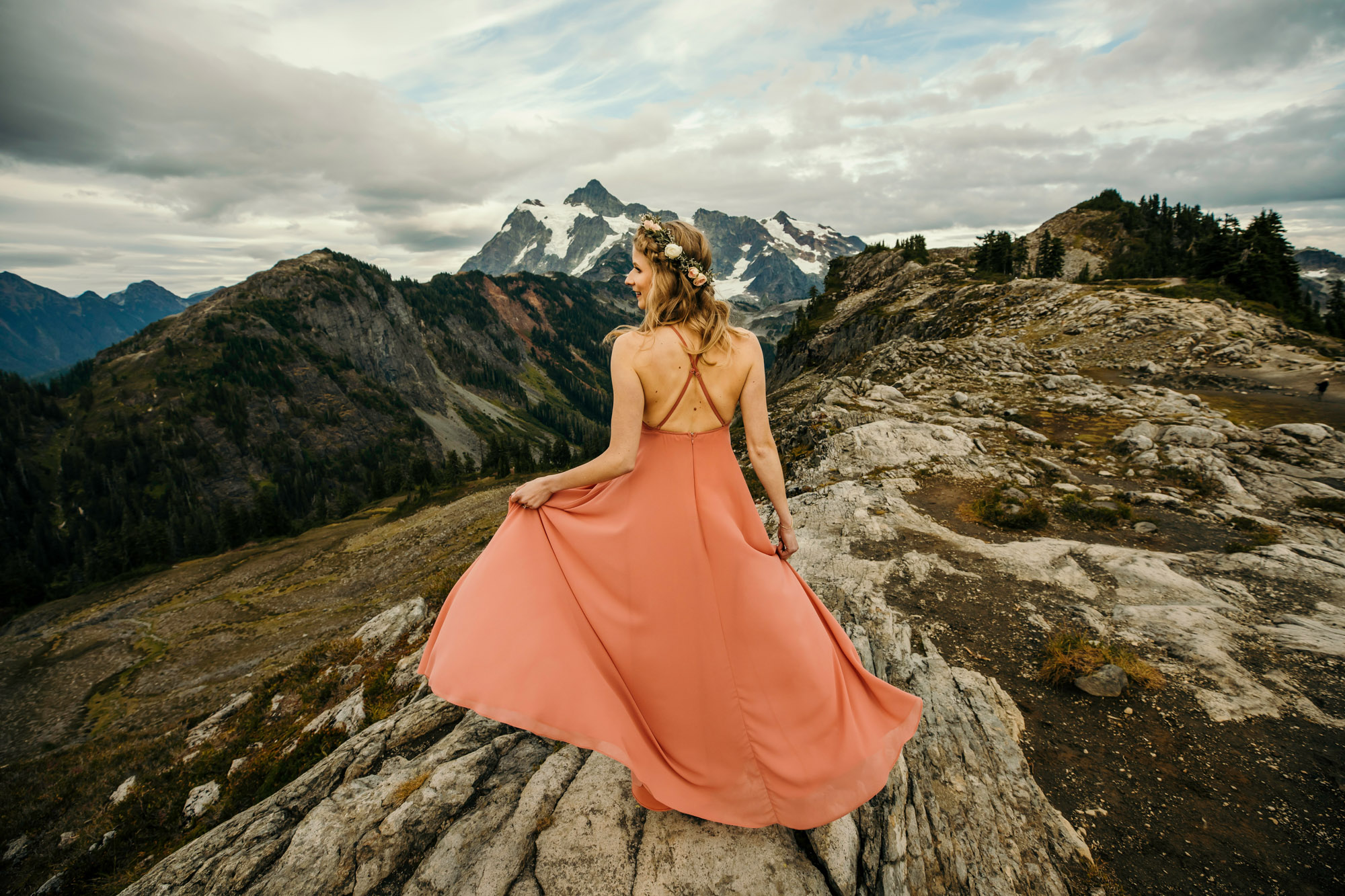 Adventure engagement session in the mountains by Seattle wedding photographer James Thomas Long Photography