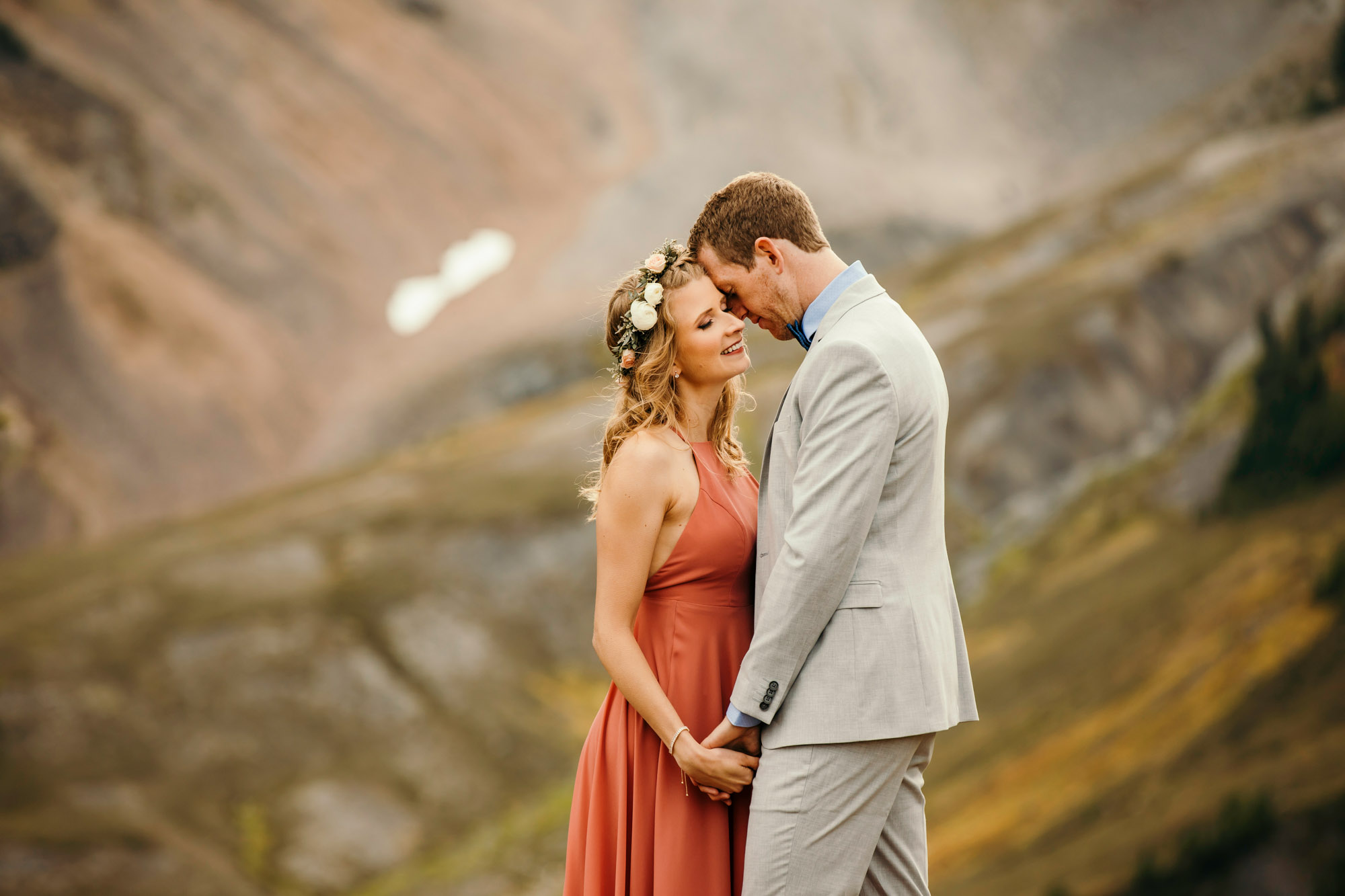 Adventure engagement session in the mountains by Seattle wedding photographer James Thomas Long Photography