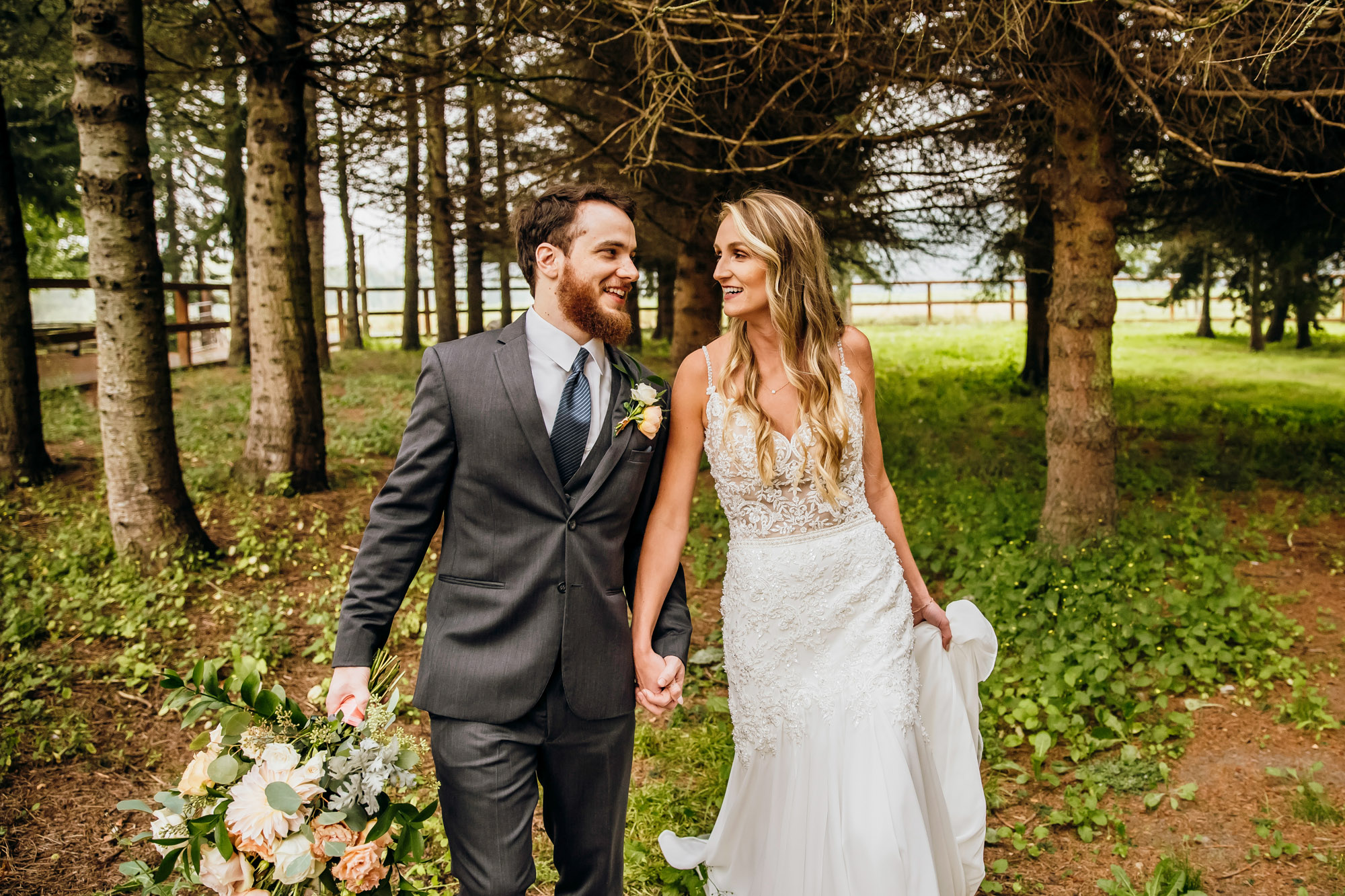 Woodland Meadow Farm Snohomish Wedding by James Thomas Long Photography