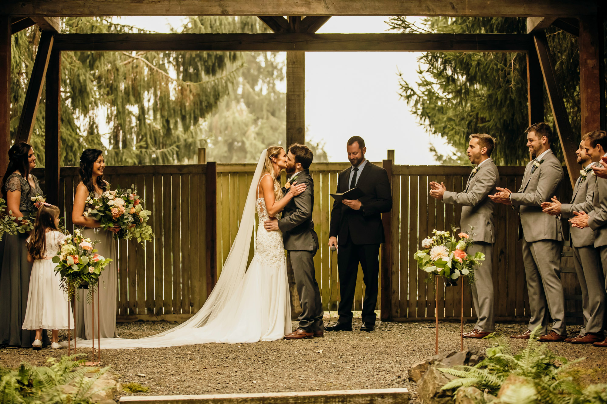 Woodland Meadow Farm Snohomish Wedding by James Thomas Long Photography