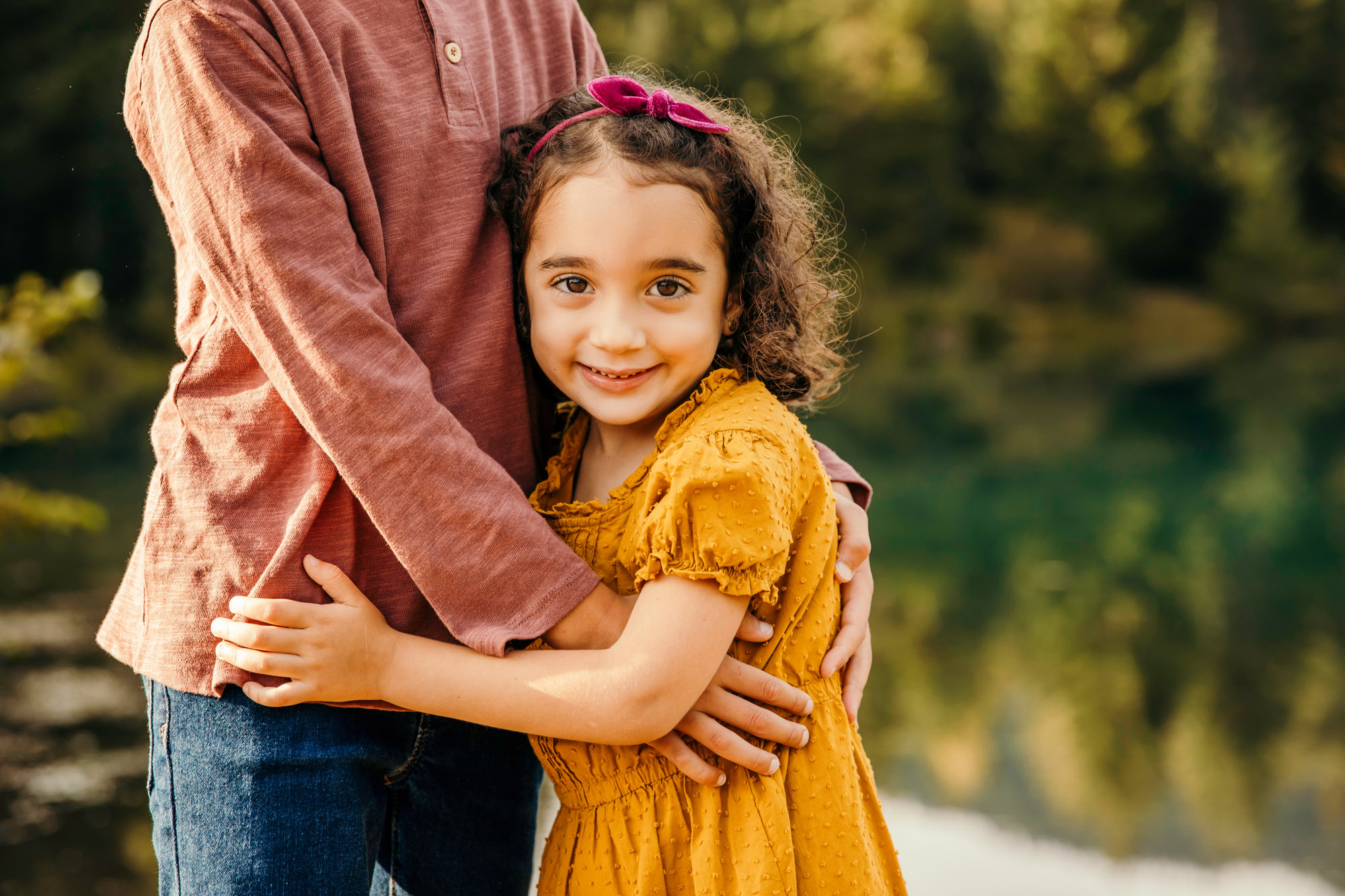 Snoqualmie Pass family of four session by Seattle family photographer James Thomas Long Photography