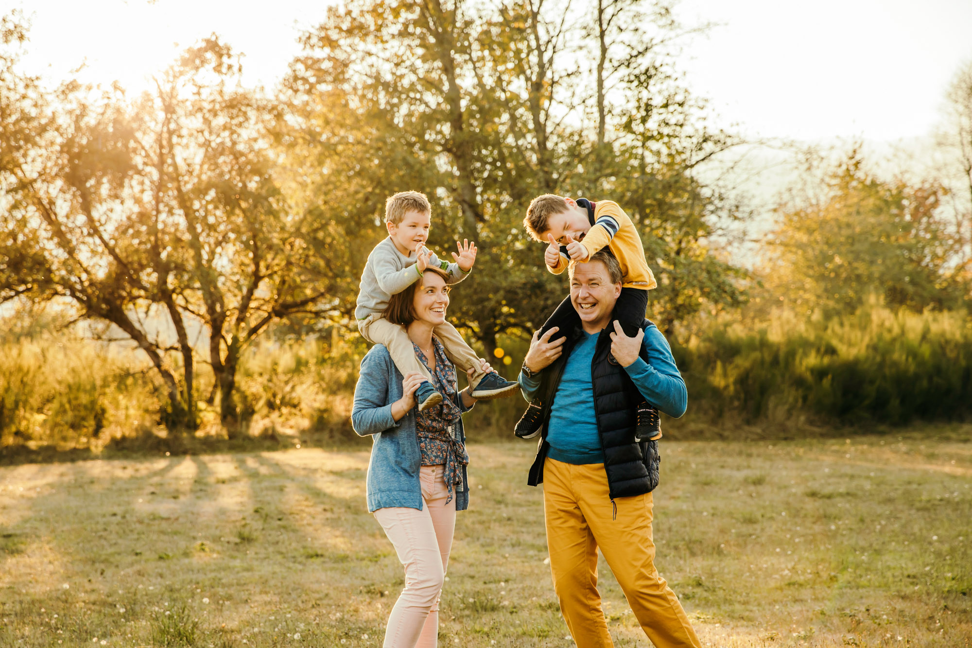 Family of four by Issaquah Sammamish Family Photographer James Thomas Long Photography