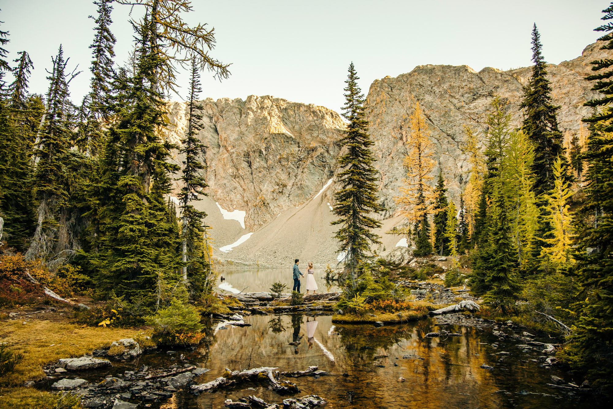 North Cascade Adventure engagement session by Seattle Wedding Photographer James Thomas Long Photography