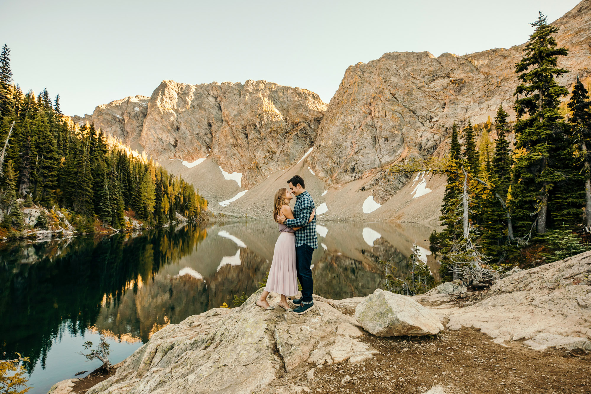 North Cascade Adventure engagement session by Seattle Wedding Photographer James Thomas Long Photography