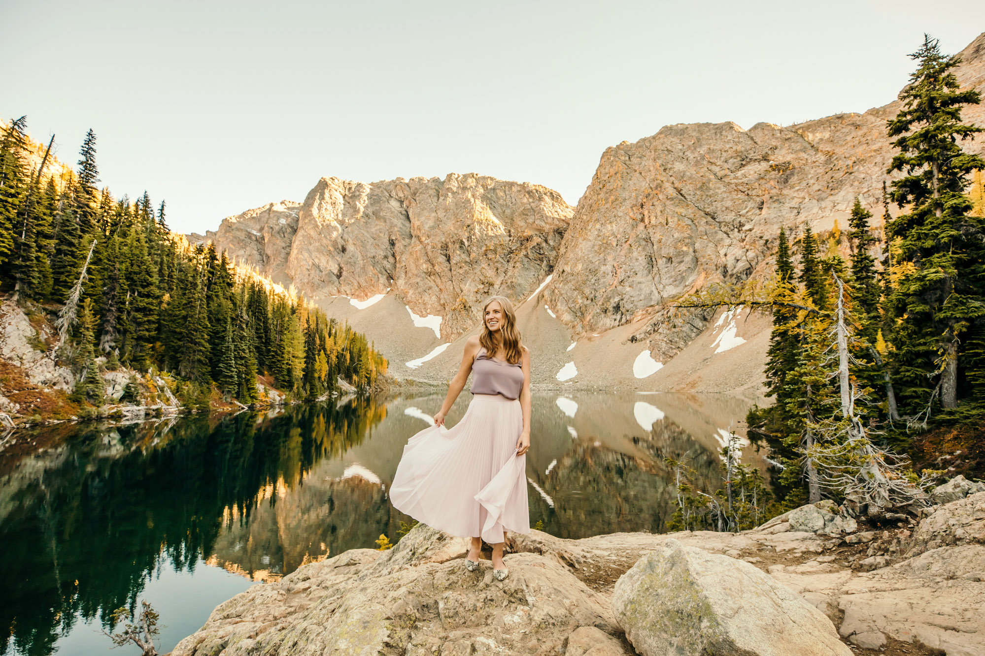 North Cascade Adventure engagement session by Seattle Wedding Photographer James Thomas Long Photography