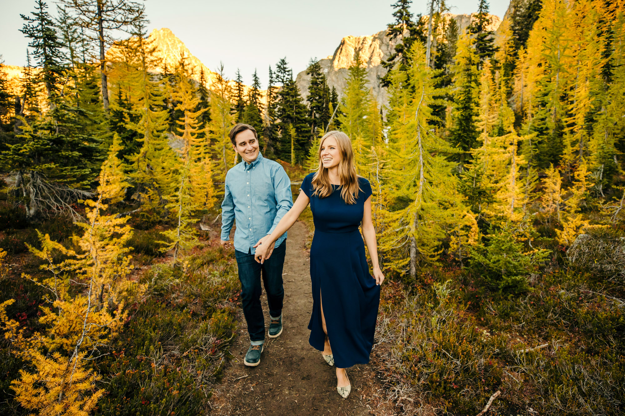 North Cascade Adventure engagement session by Seattle Wedding Photographer James Thomas Long Photography