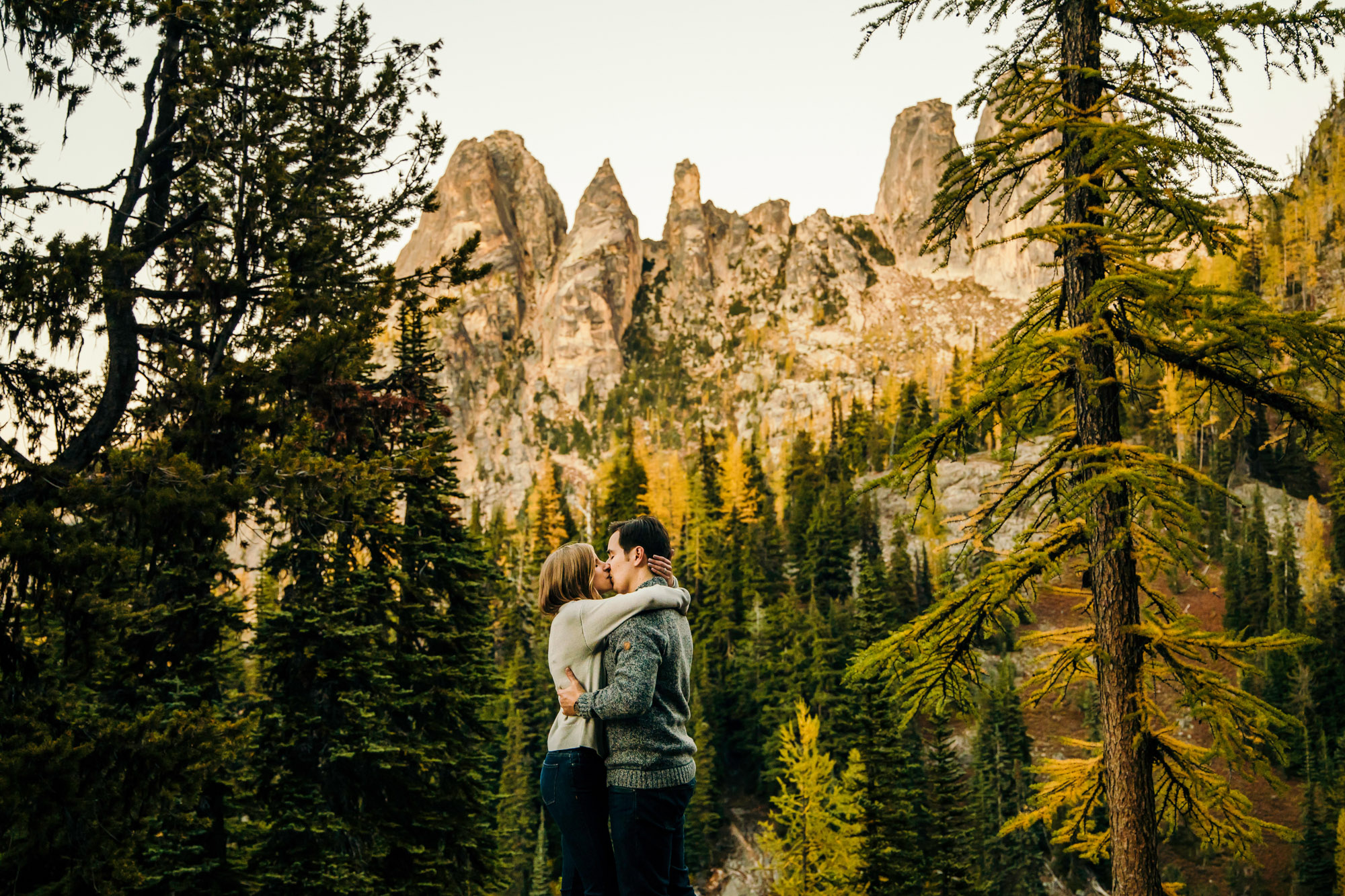 North Cascade Adventure engagement session by Seattle Wedding Photographer James Thomas Long Photography