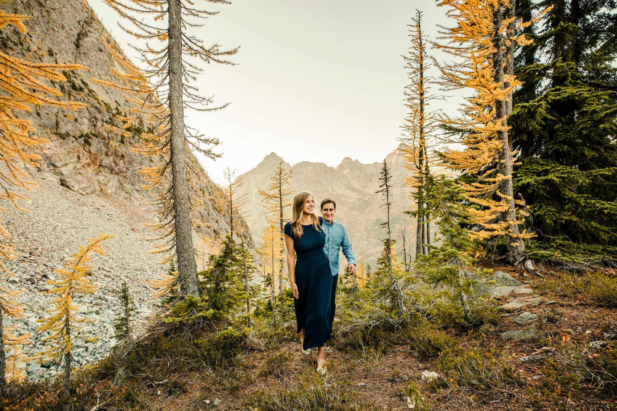 North Cascade Adventure engagement session by Seattle Wedding Photographer James Thomas Long Photography