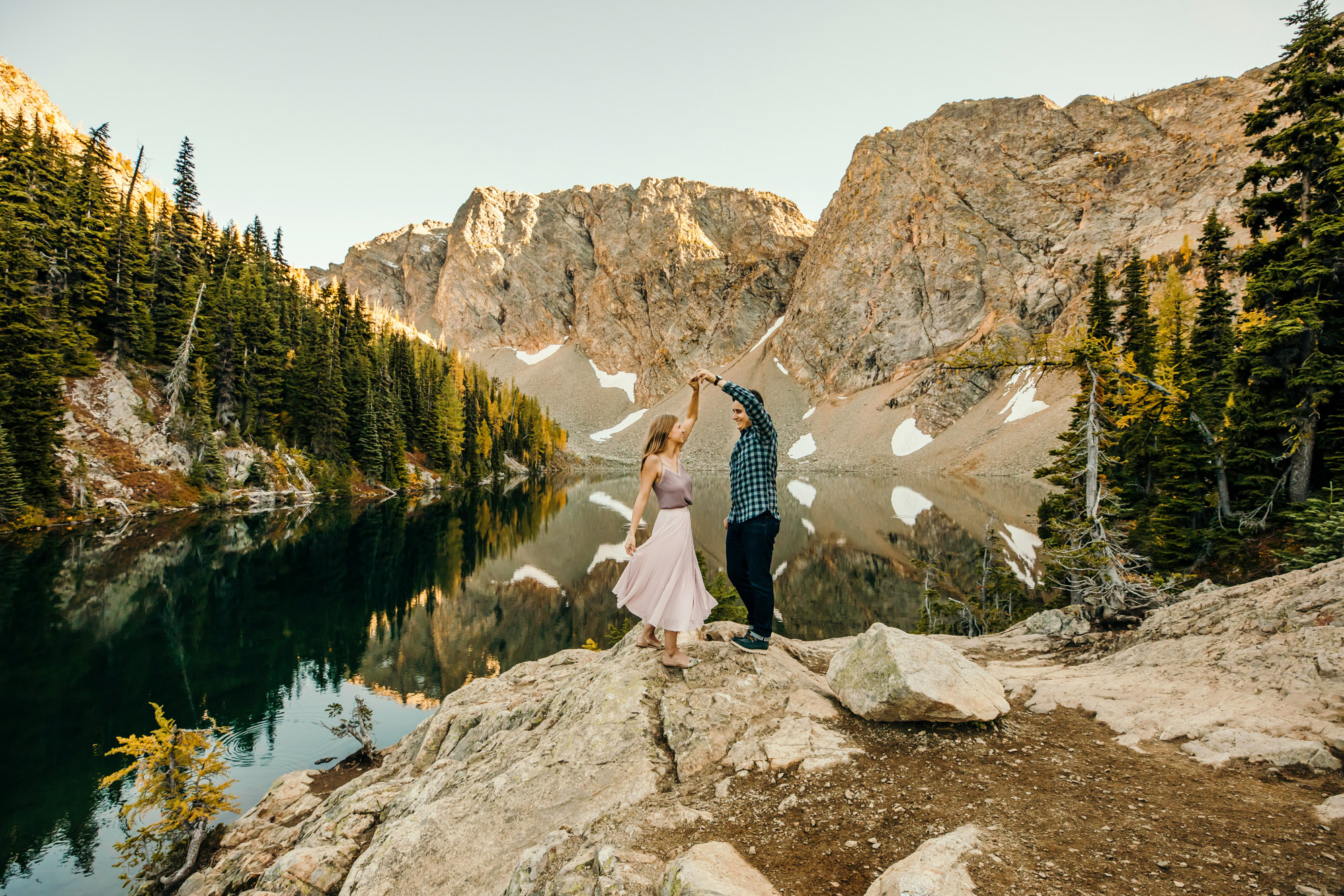 North Cascade Adventure engagement session by Seattle Wedding Photographer James Thomas Long Photography